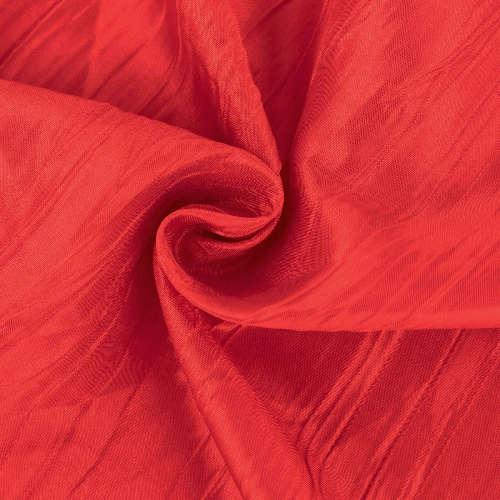 54"x10 Yards Red Accordion Crinkle Taffeta Fabric Bolt