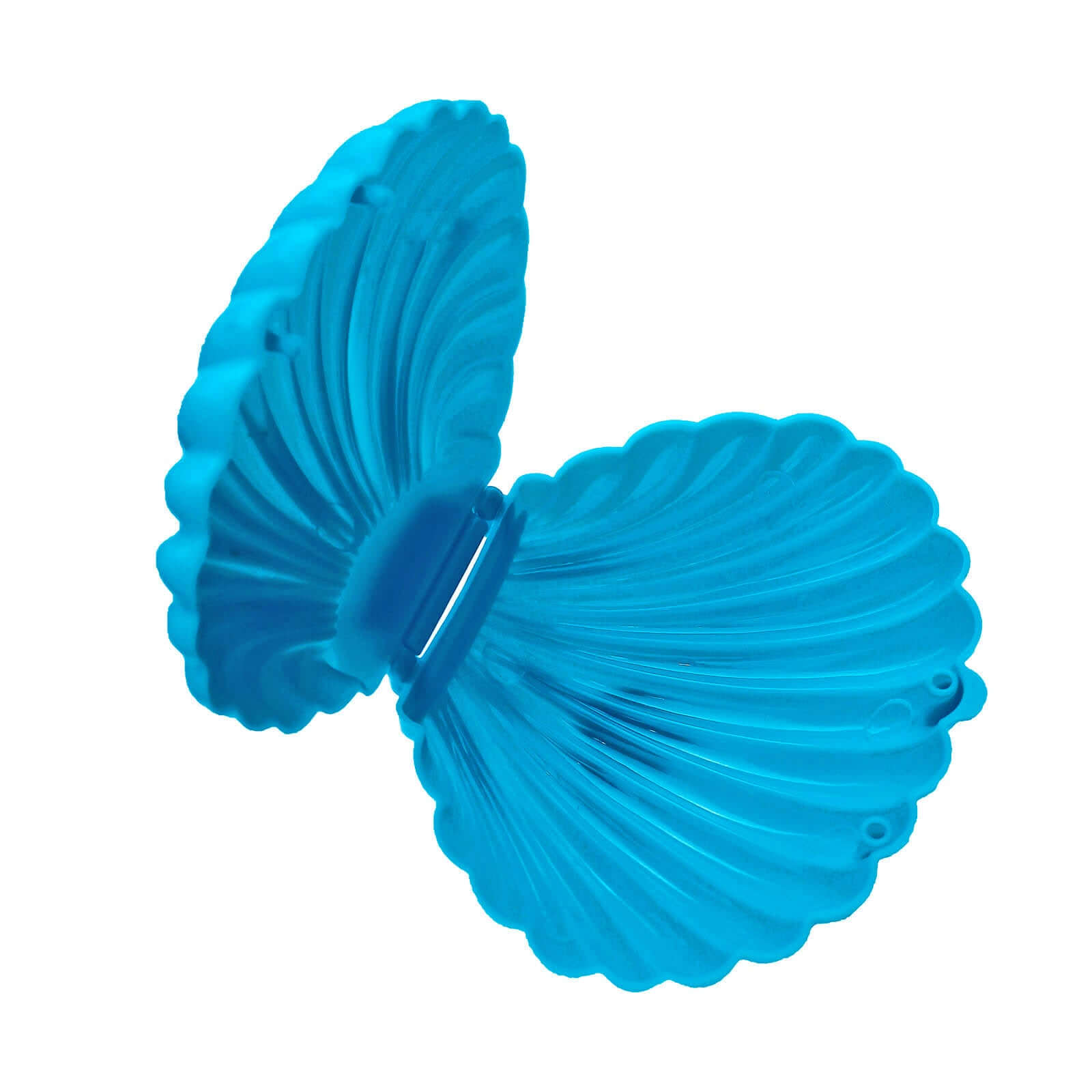 12-Pack Seashell Candy Container Gift Boxes Light Blue Beach Theme - Decorative Mini Favor Boxes for Jewelry 3.5"