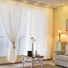2 Pack White Sheer Chiffon Event Curtain Drapes, Durable Flame Resistant Premium Organza Backdrop Event Panels With Rod Pockets - 10ftx10ft