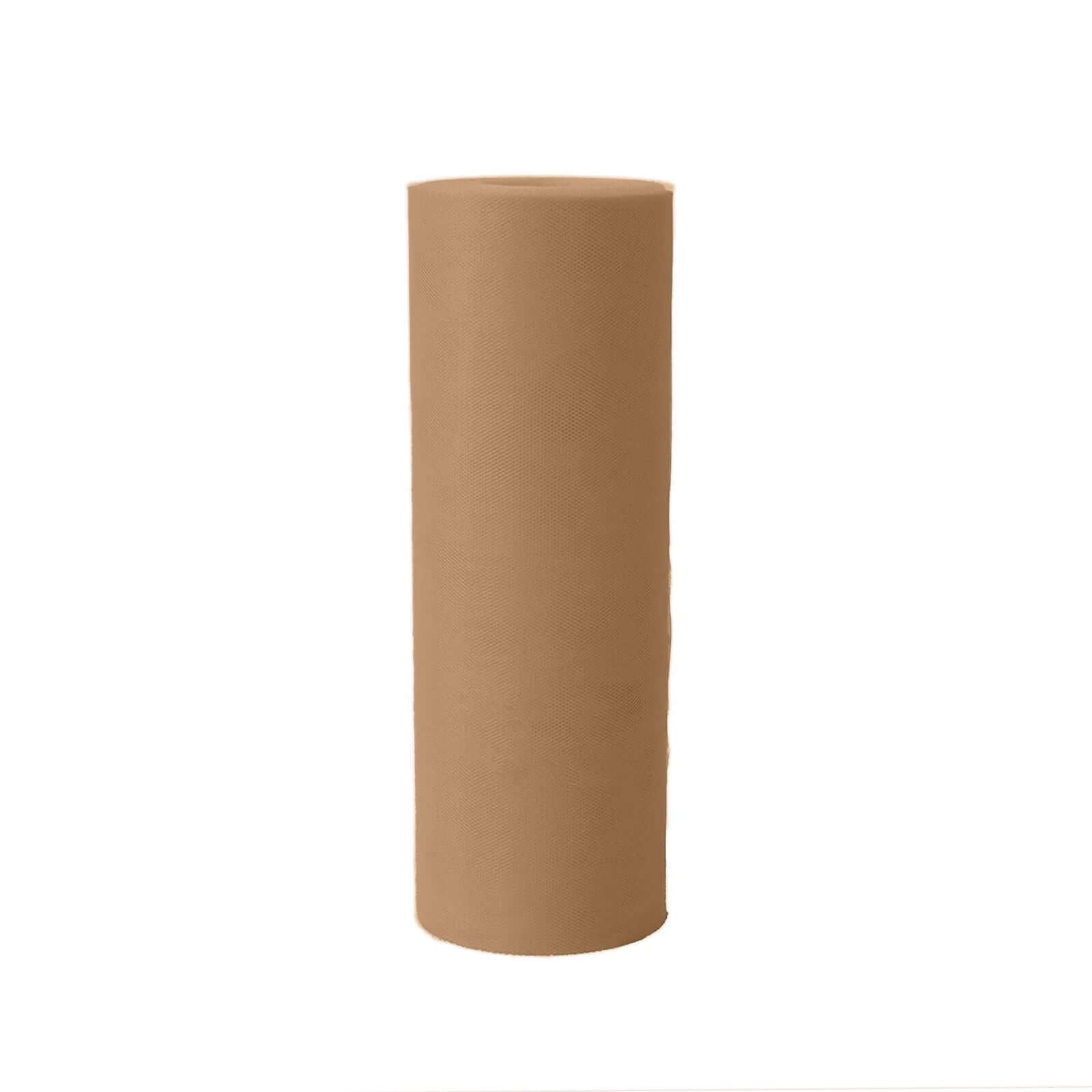 12"x100 Yards Natural Tulle Fabric Bolt, Sheer Fabric Spool Roll For Crafts