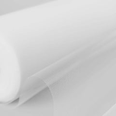 12"x100 Yards White Tulle Fabric Bolt, Sheer Fabric Spool Roll For Crafts