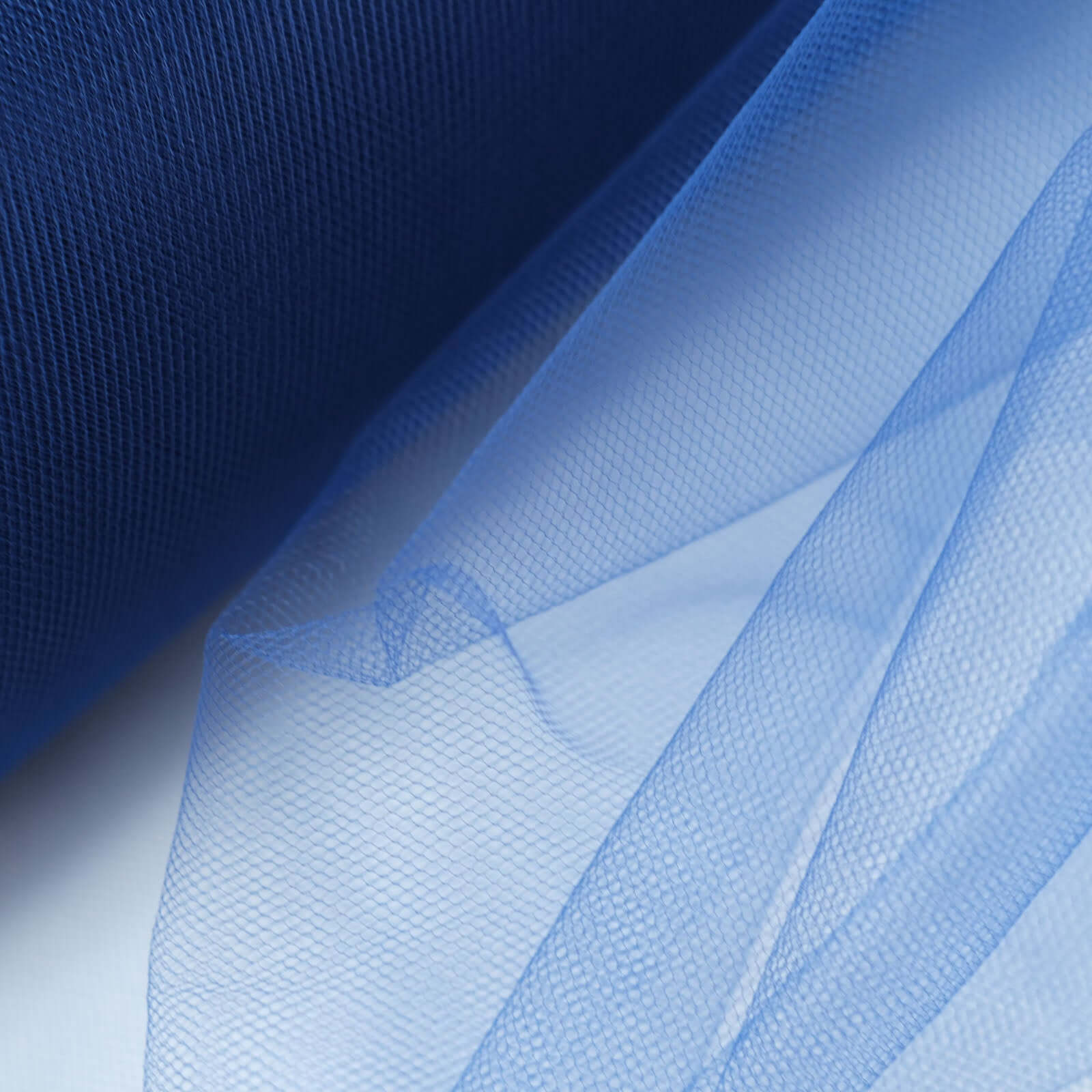 12"x100 Yards Royal Blue Tulle Fabric Bolt, Sheer Fabric Spool Roll For Crafts