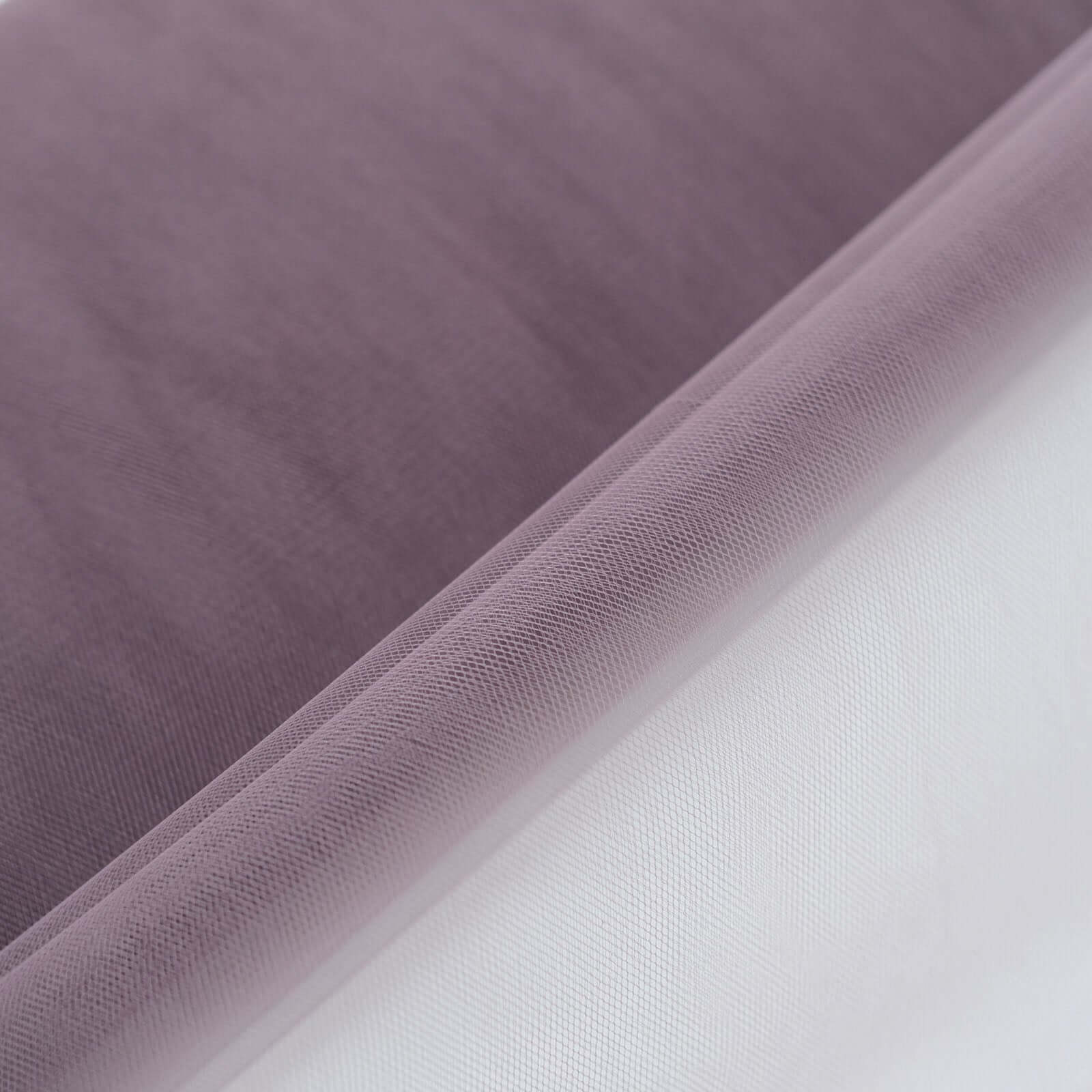 54"x40 Yards Violet Amethyst Tulle Fabric Bolt, DIY Crafts Sheer Fabric Roll