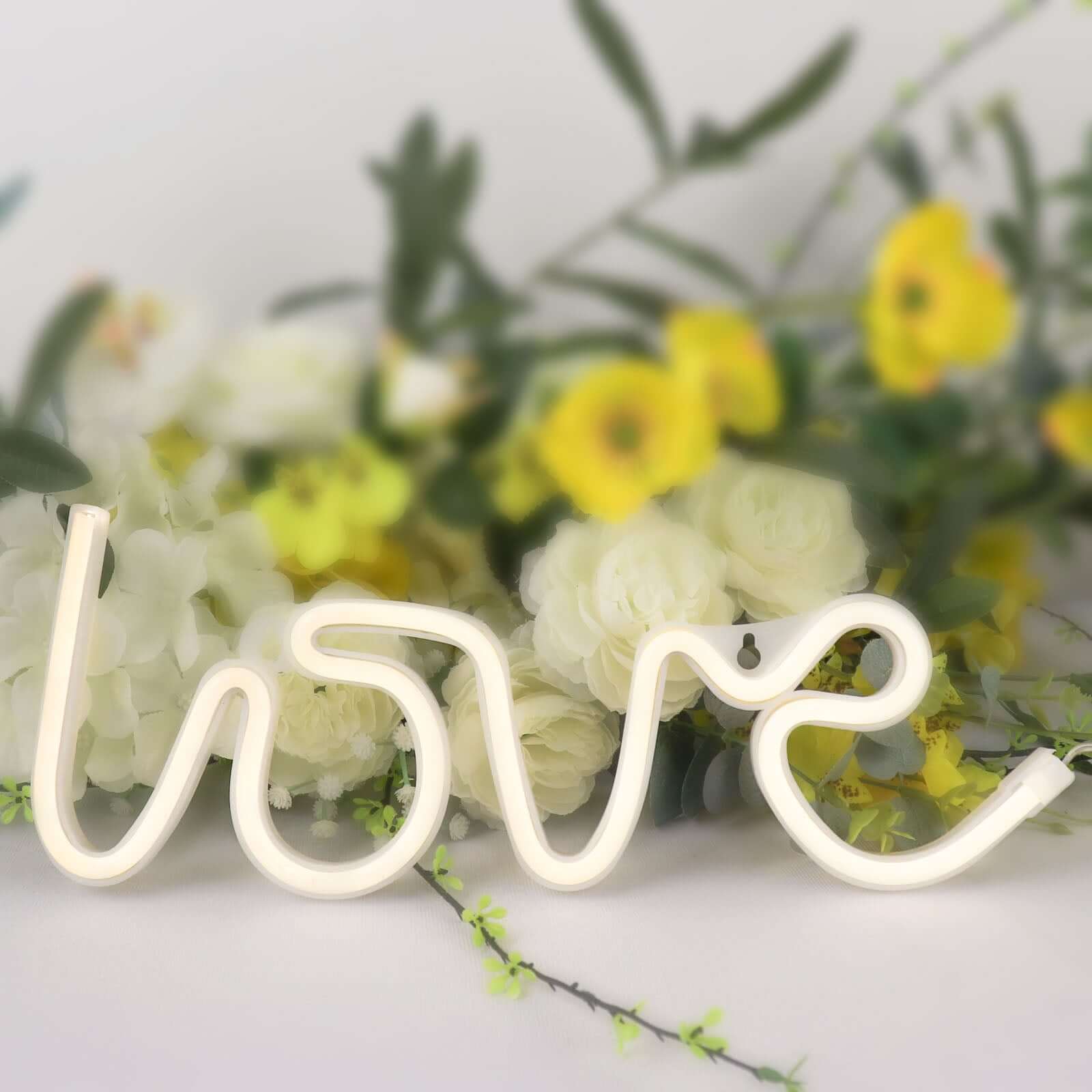 13" Love Neon Light Sign, LED Reusable Wall Decor Lights USB and Battery Operated