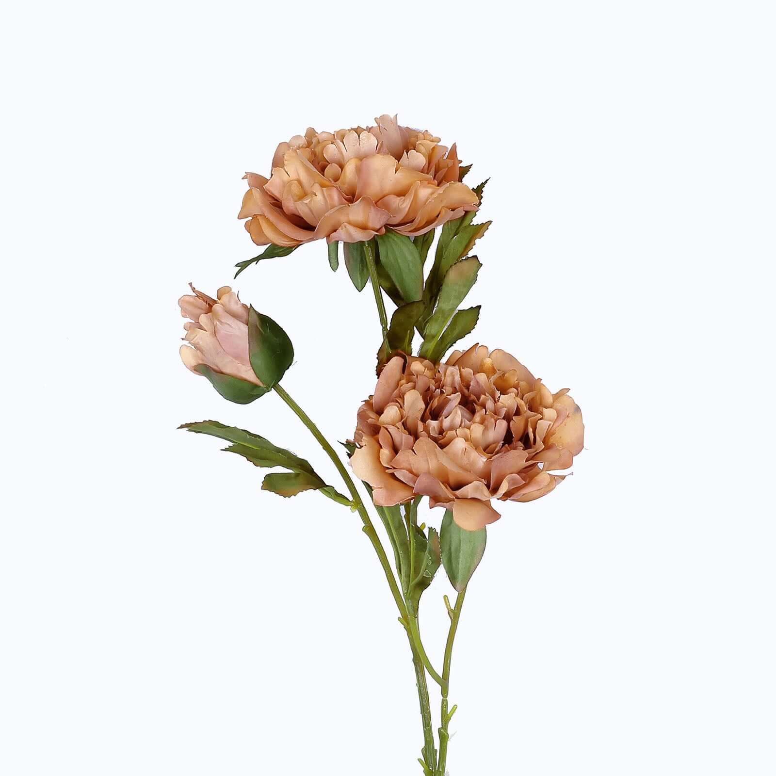 2 Bushes 29" Tall Dusty Rose Artificial Silk Peony Flower Bouquets