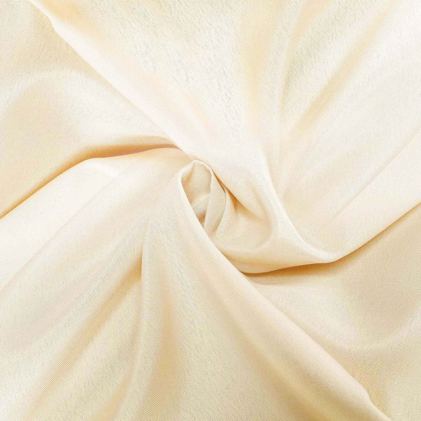 Polyester Square 70"x70" Tablecloth Beige - Wrinkle-Resistant & Durable Table Cover