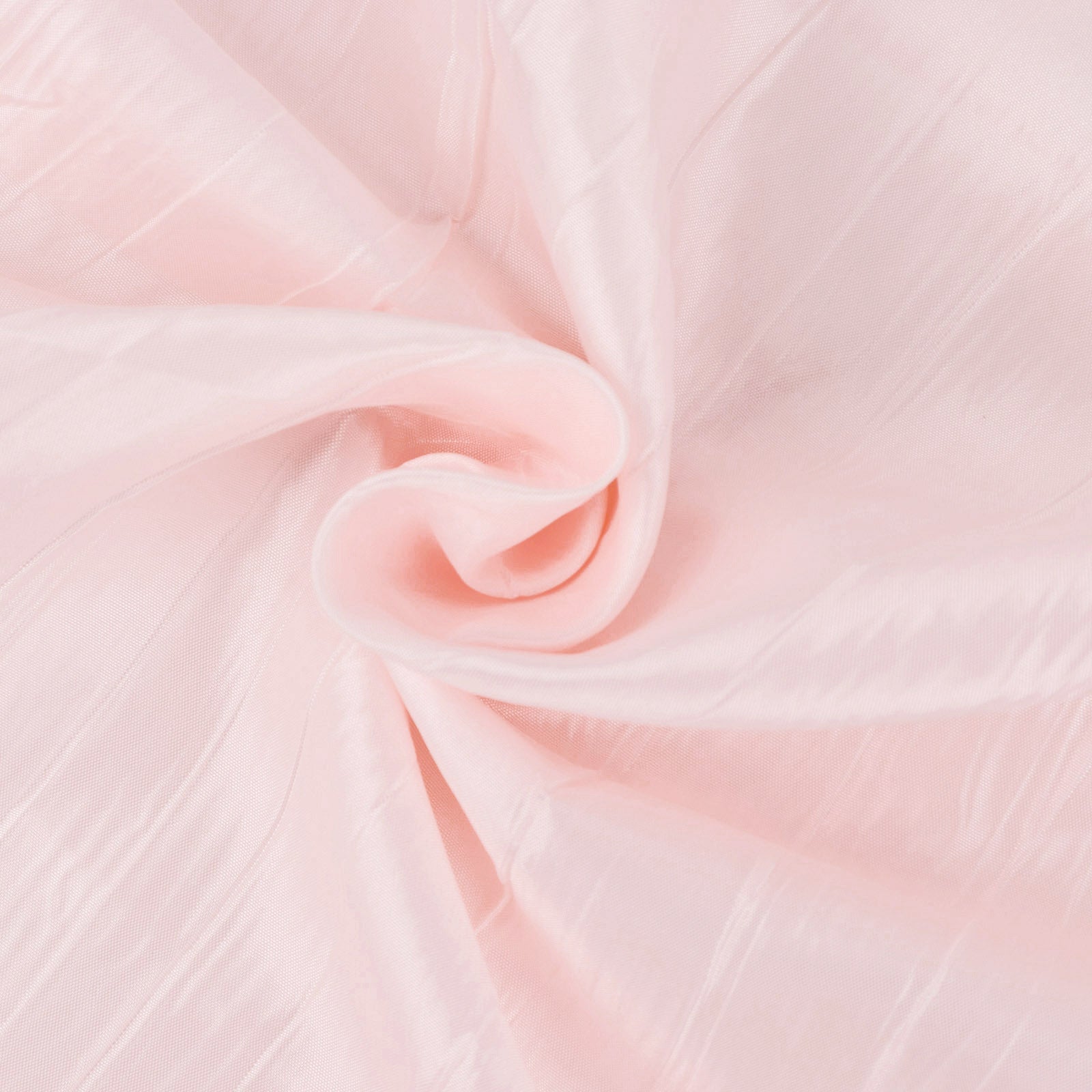 54"x10 Yards Blush Accordion Crinkle Taffeta Fabric Bolt