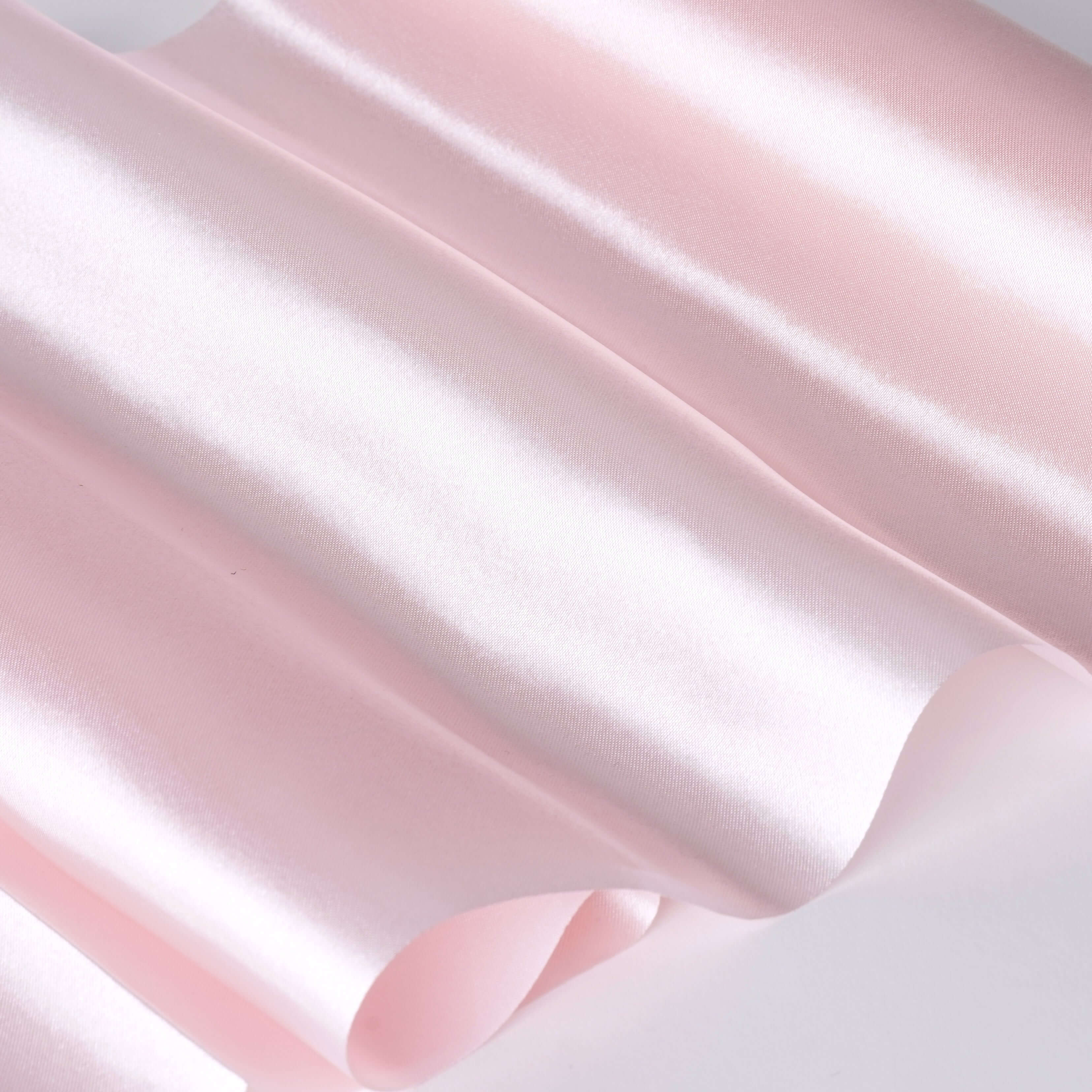 12"x10 Yards Blush Satin Fabric Bolt, DIY Craft Wholesale Fabric