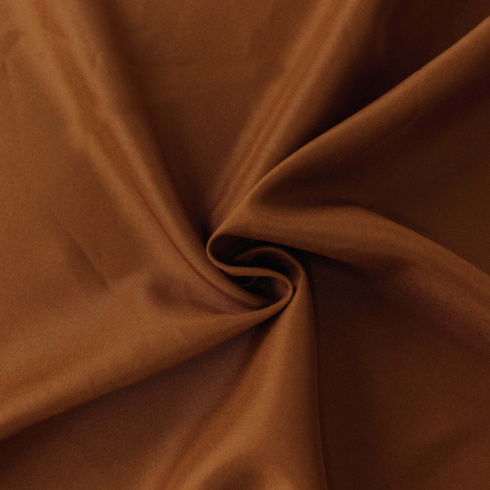 Polyester Square 90"x90" Tablecloth Cinnamon Brown - Wrinkle-Resistant & Durable Table Cover