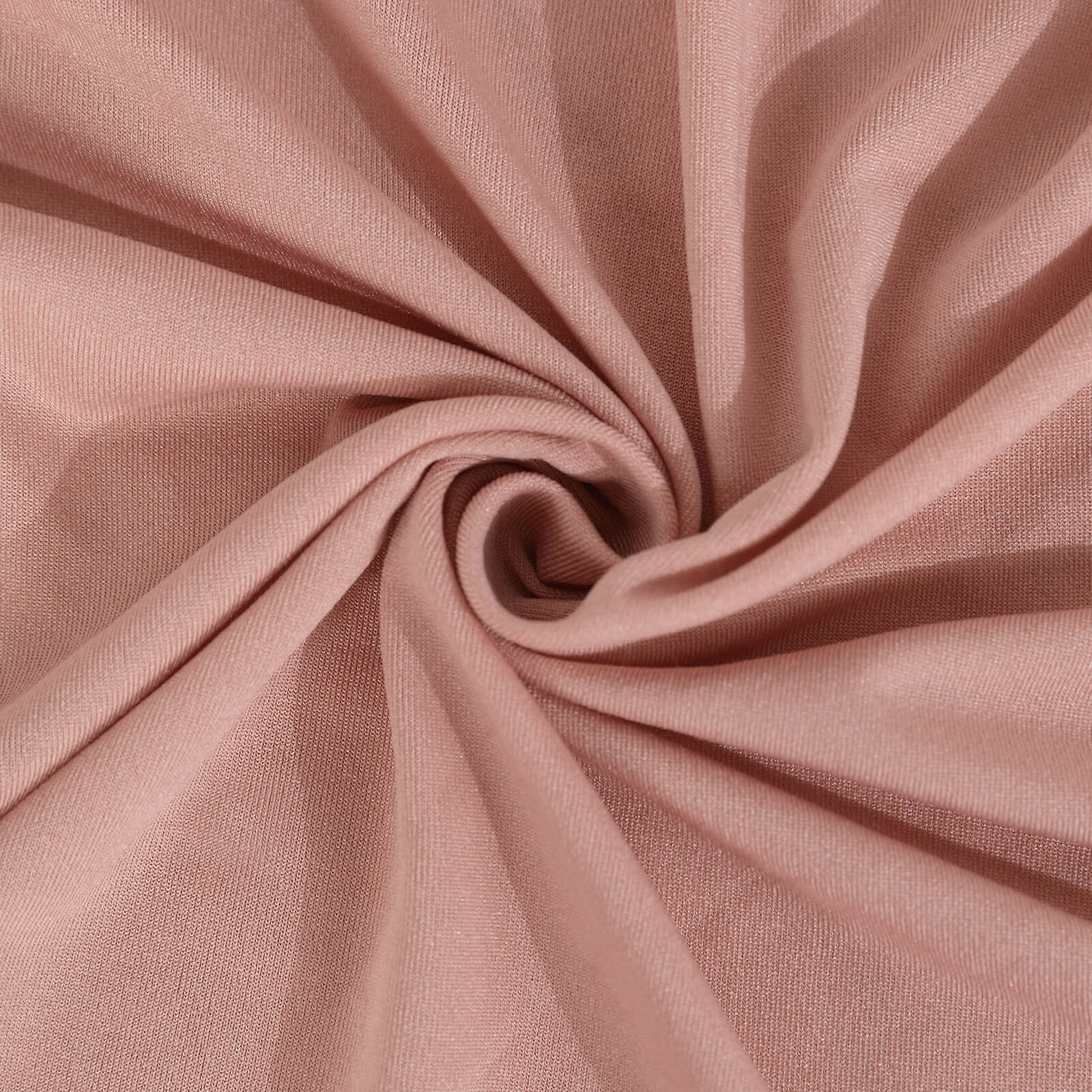 Spandex 24"-32" Round Cocktail Table Cover Dusty Rose - Easy to Maintain Stretch Fitted Highboy Tablecloth