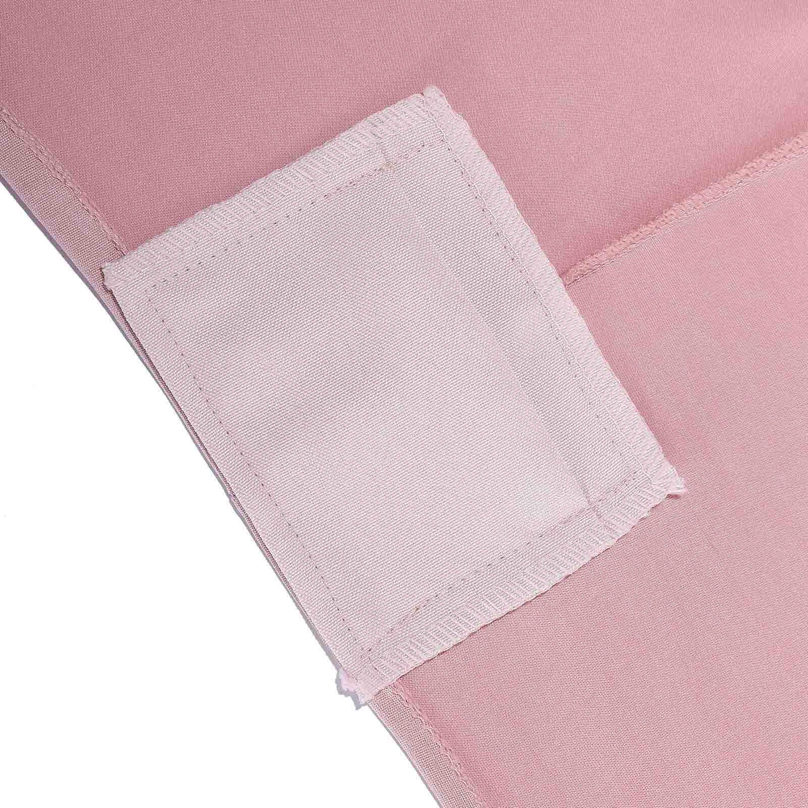 Stretch Spandex 6ft Rectangle Tablecloth Dusty Rose - Durable Form-Fitting Table Cover for Events & Presentations
