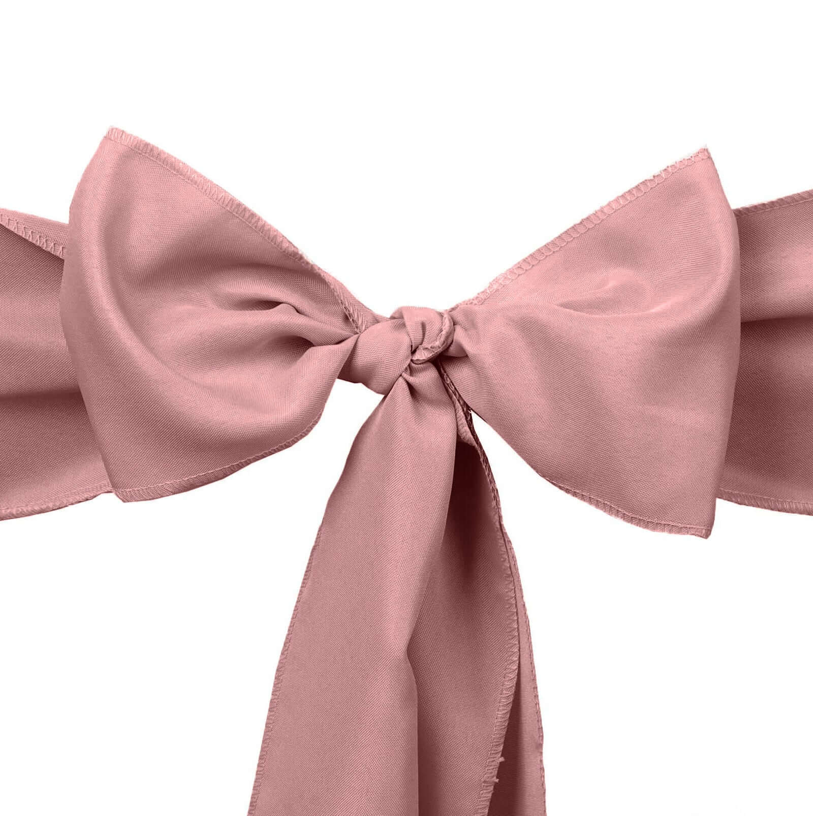 5 Pack Polyester Chair Sashes Dusty Rose 6"x108"