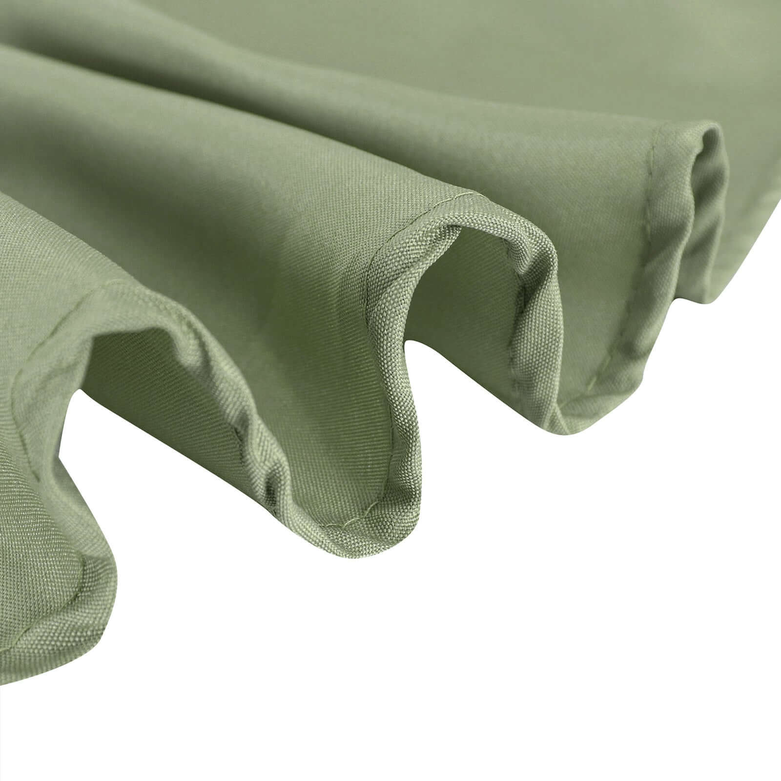 Polyester Square 90"x90" Tablecloth Dusty Sage Green - Wrinkle-Resistant & Durable Table Cover