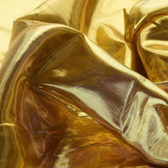 Shiny Metallic Lame 13"x108" Table Runner Gold - Glamorous Shimmer Table Decor