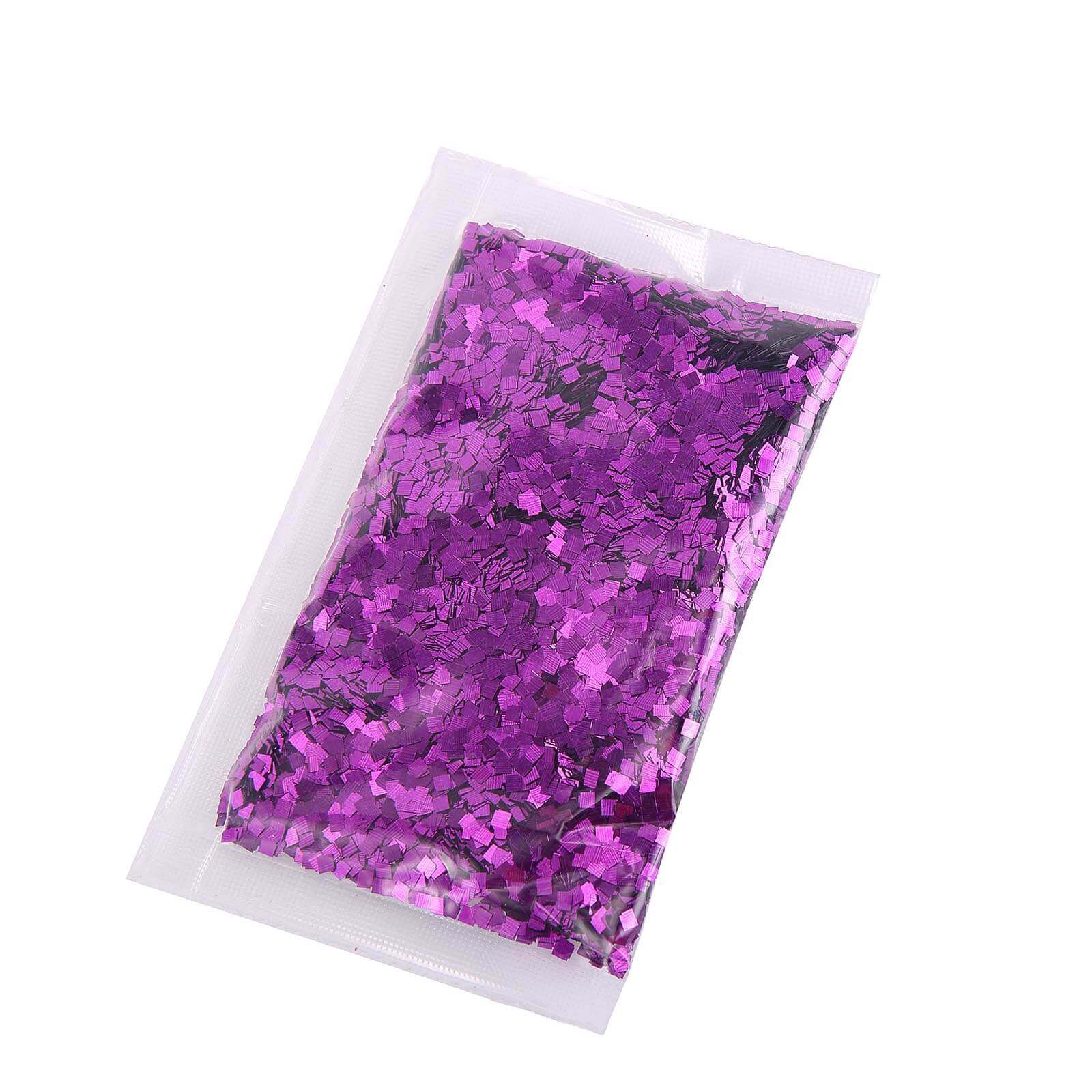 Chunky Glitter Metallic Purple - Nontoxic Confetti Glitter for Fun DIY Projects Kids' Crafts Resin Art & Festival Decor 50g Bag