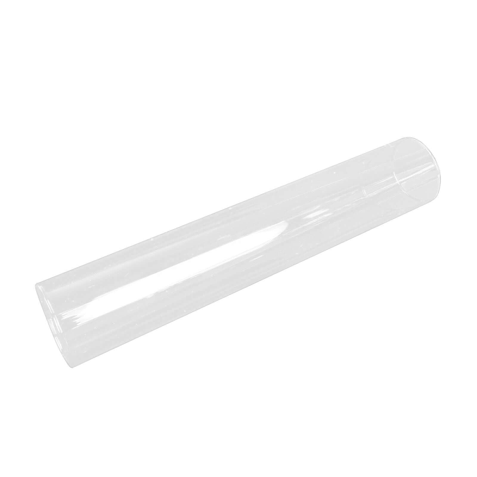2-Pack Clear Glass Candelabra Shades Open End Hurricane Design - Sophisticated Table Centerpiece 10"