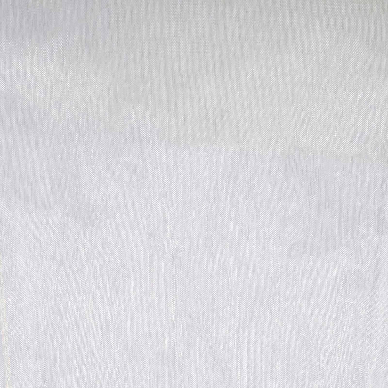 5 Pack Organza Chair Sashes White - Timeless Reusable Sheer Chair Bows for Chic Events 6"x108"