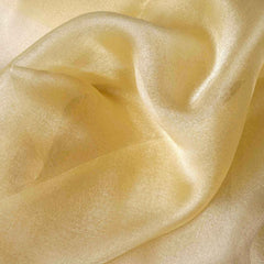 12"x10yd Champagne Sheer Chiffon Fabric Bolt, DIY Voile Drapery Fabric