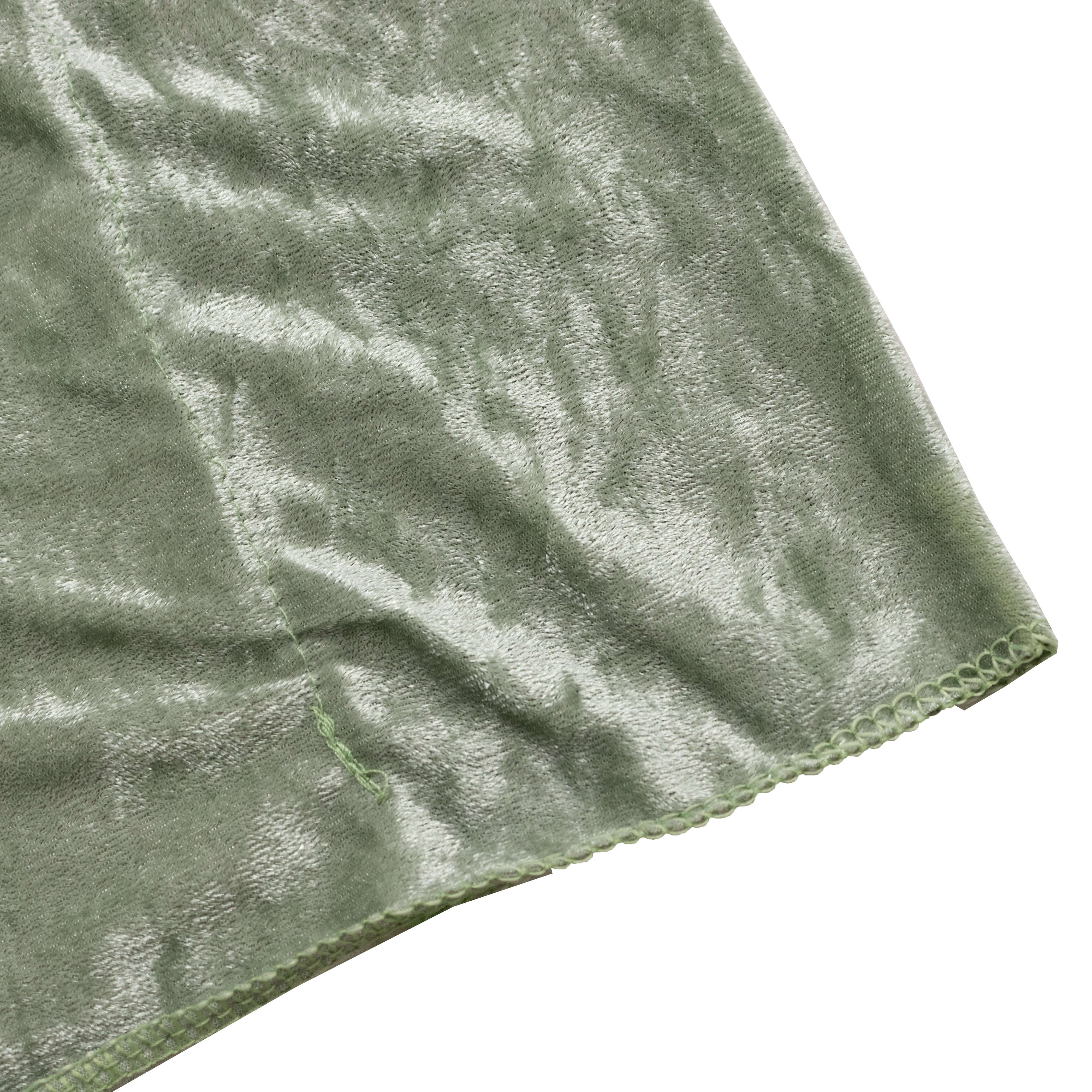 8ftx8ft Sage Green Premium Smooth Velvet Event Curtain Drapes, Privacy Backdrop Event Panel with Rod Pocket