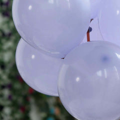 25 Pack 10" Matte Pastel Periwinkle Helium Air Latex Party Balloons