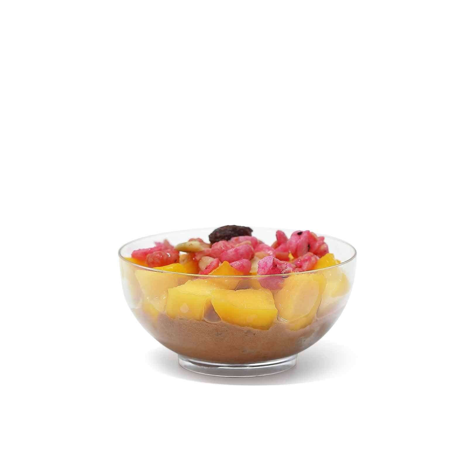 24-Pack Plastic Mini Dipping Bowls Clear - Durable Disposable Bowls for Snacks 2oz