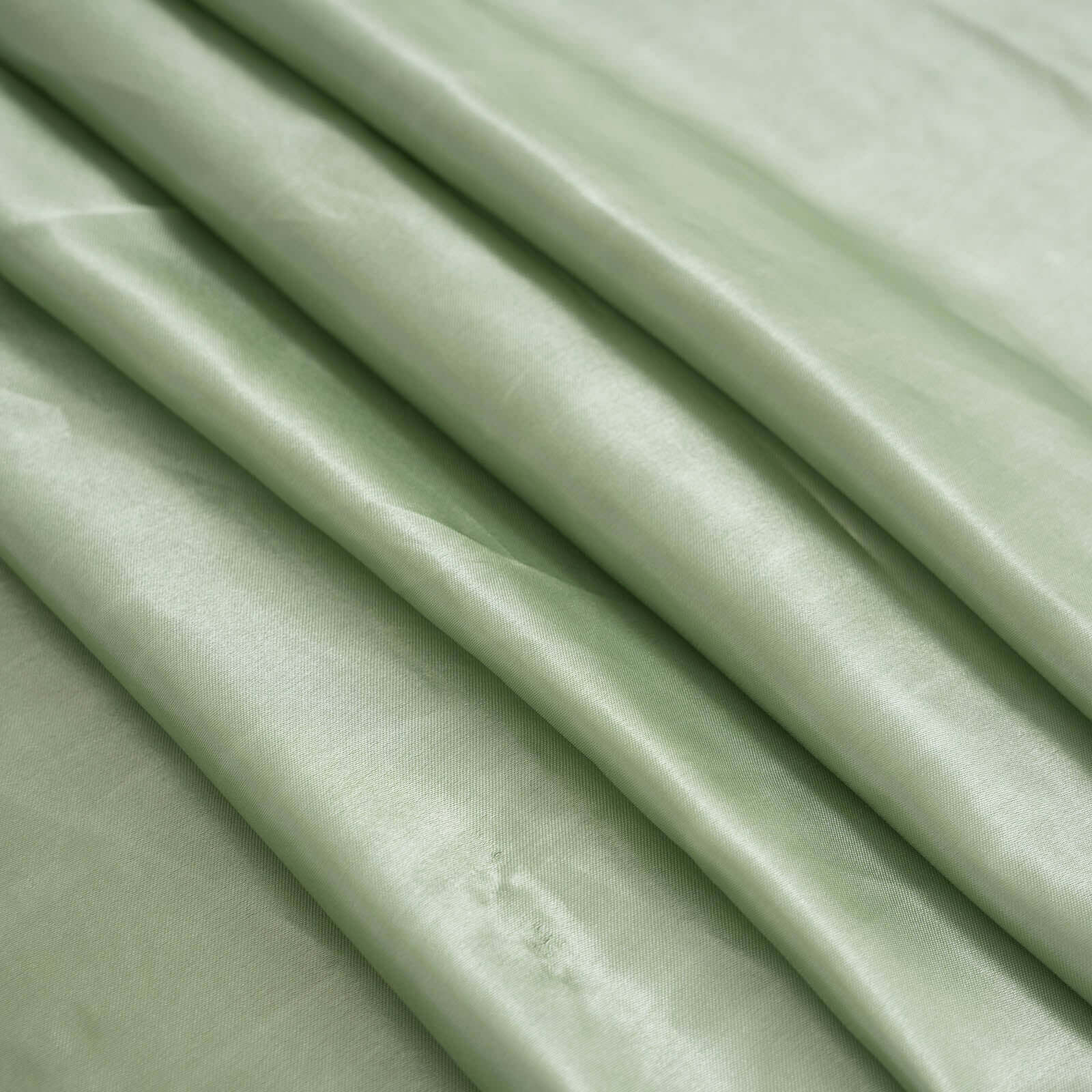Satin Rectangular 90"x132" Tablecloth Sage Green Satin - Seamless Table Cover