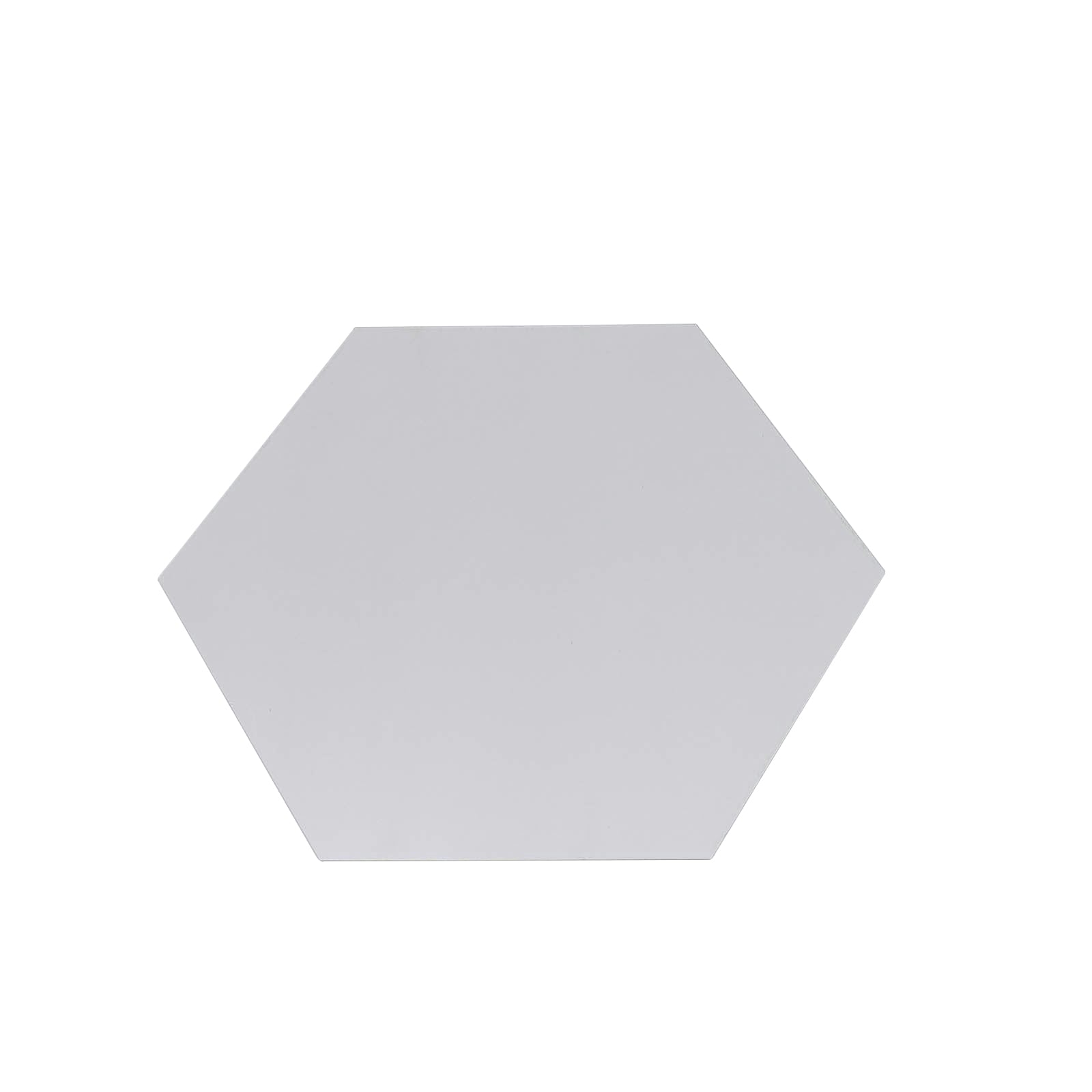 12 Pack Hexagon Acrylic Mirror Wall Stickers, 10" Removable Wall Decals For Home Decor