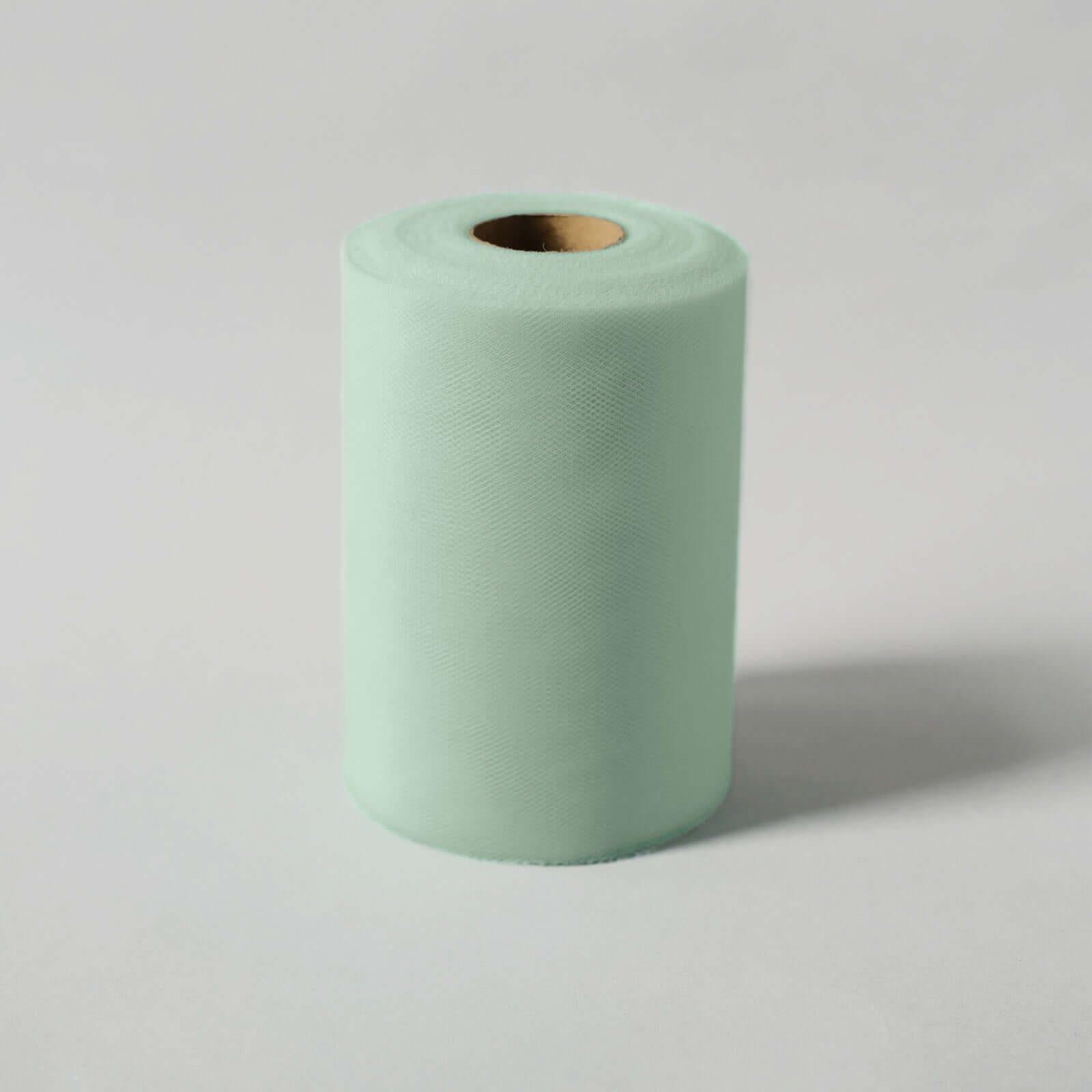 6"x100 Yards Mint Tulle Fabric Bolt, Sheer Fabric Spool Roll For Crafts