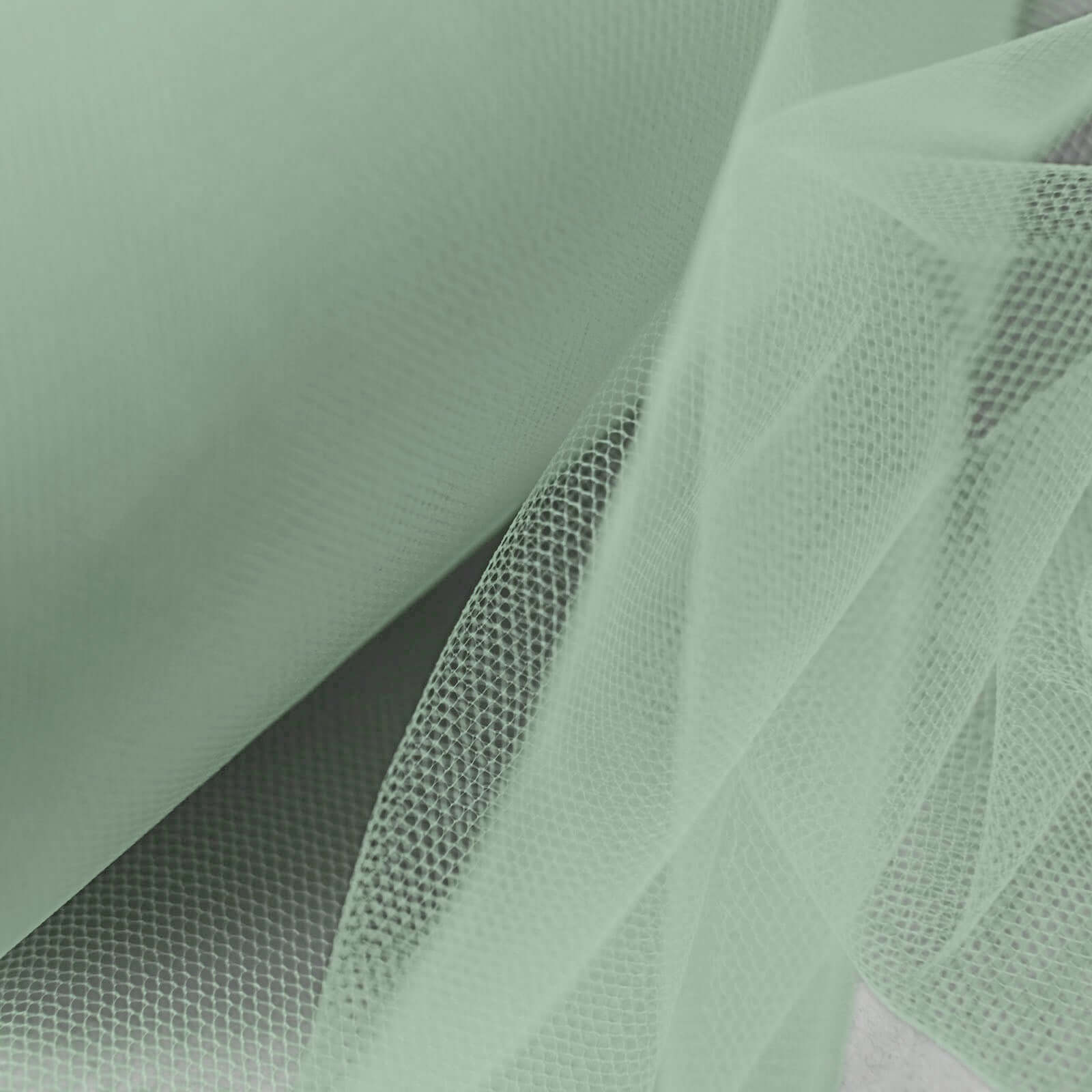 6"x100 Yards Mint Tulle Fabric Bolt, Sheer Fabric Spool Roll For Crafts