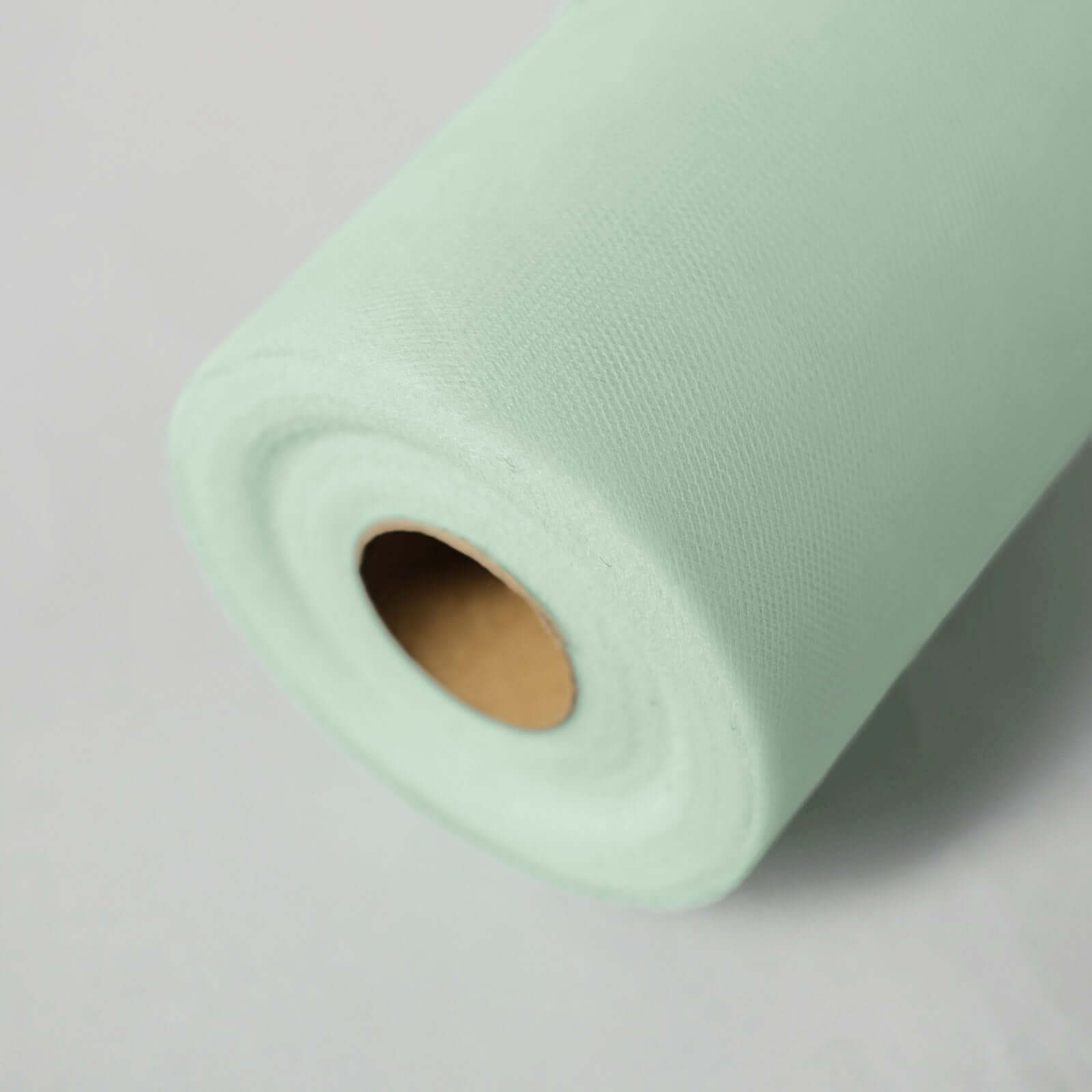 6"x100 Yards Mint Tulle Fabric Bolt, Sheer Fabric Spool Roll For Crafts