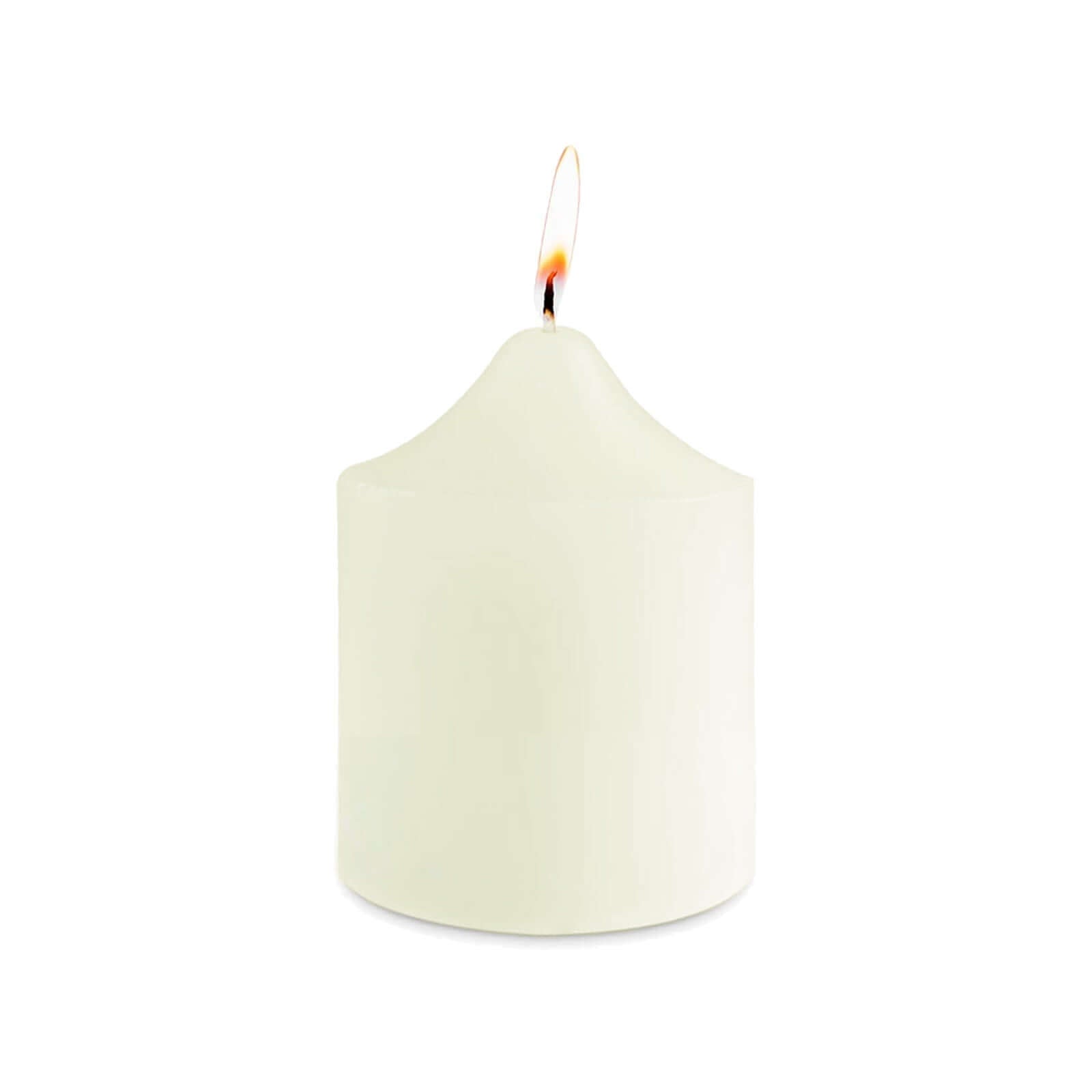 12-Pack Votive Candles Mini Design Ivory - Multi-Purpose Candle Decor for Events 2"