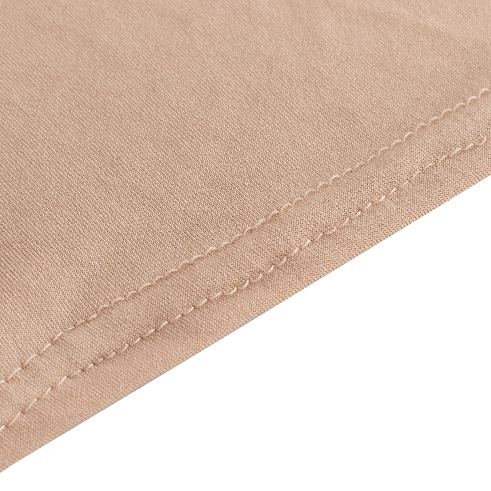 Spandex 24"-32" Round Cocktail Table Cover Nude - Easy to Maintain Stretch Fitted Highboy Tablecloth