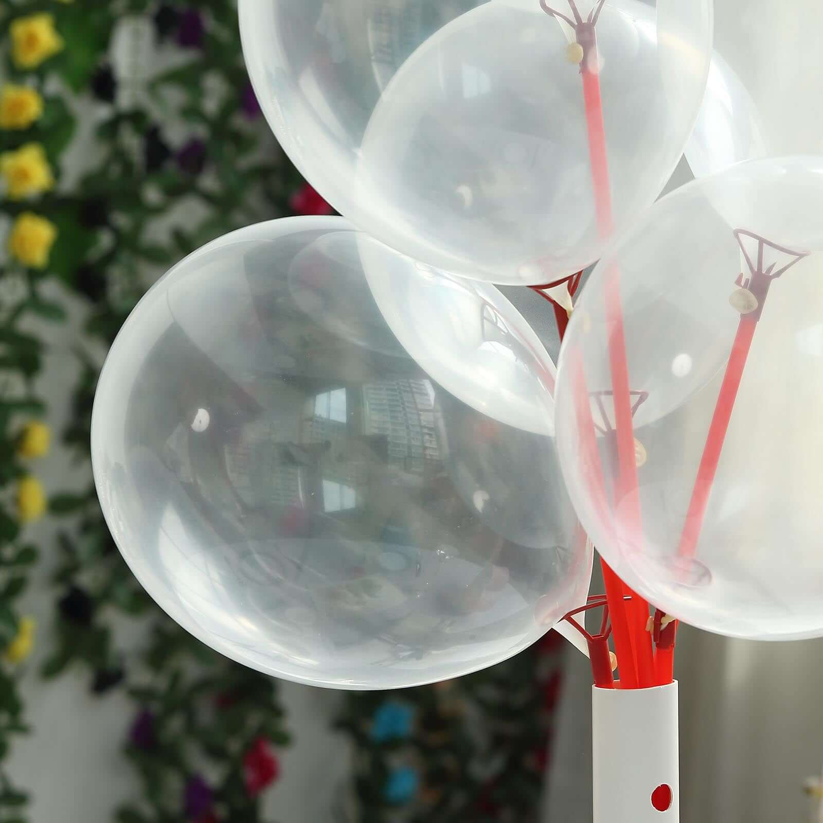25 Pack 12" Shiny Pearl Clear Latex Helium, Air or Water Balloons