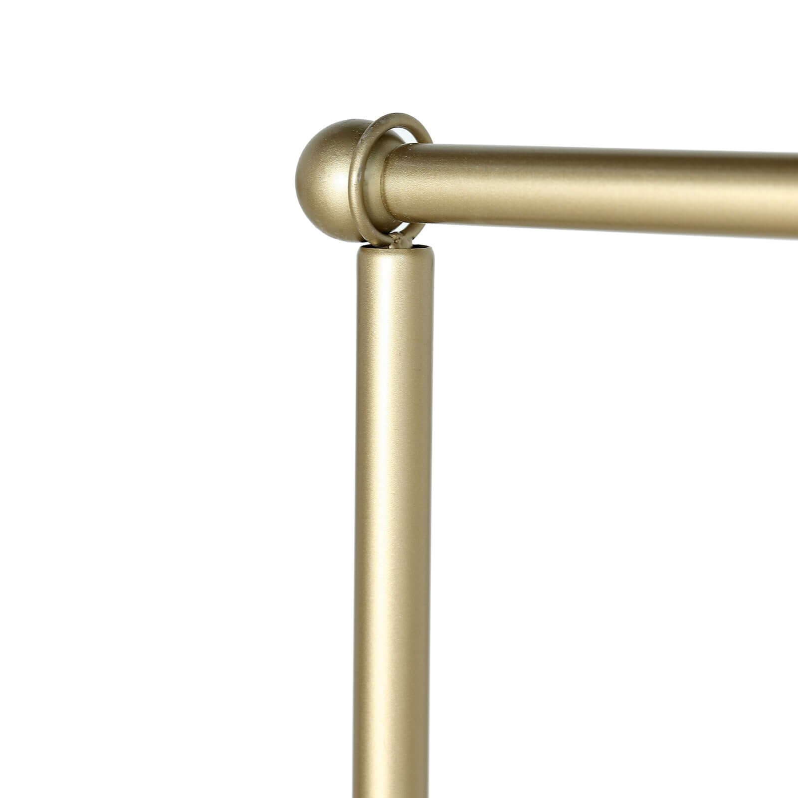 Over The Table Metal Rod Stand with Clamps Gold - Sturdy Adjustable Table Flower Arch Balloon Backdrop Frame Stand for Exquisite Event Setup & Decor 42"