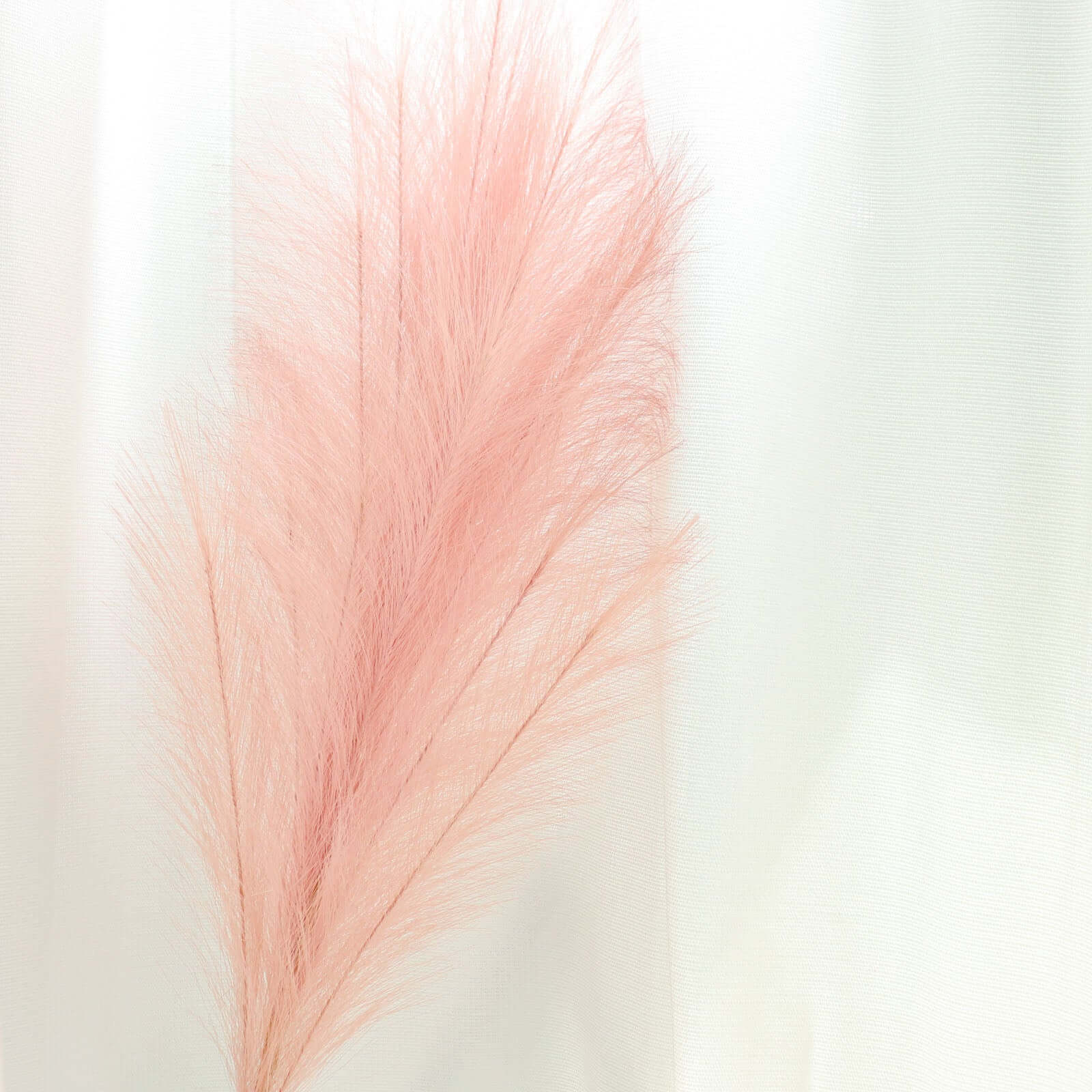 3 Stems Artificial Pampas Grass Decor Dusty Rose - Soft Realistic Faux Ornamental Grass Branches for Rustic Boho Chic Backdrops Floral Styling & Vase Displays 44"