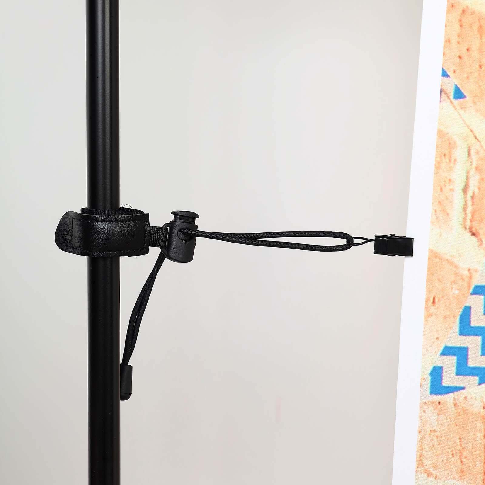 8 Pack 16" Elastic String Photography Backdrop Clamps, Holder Clips