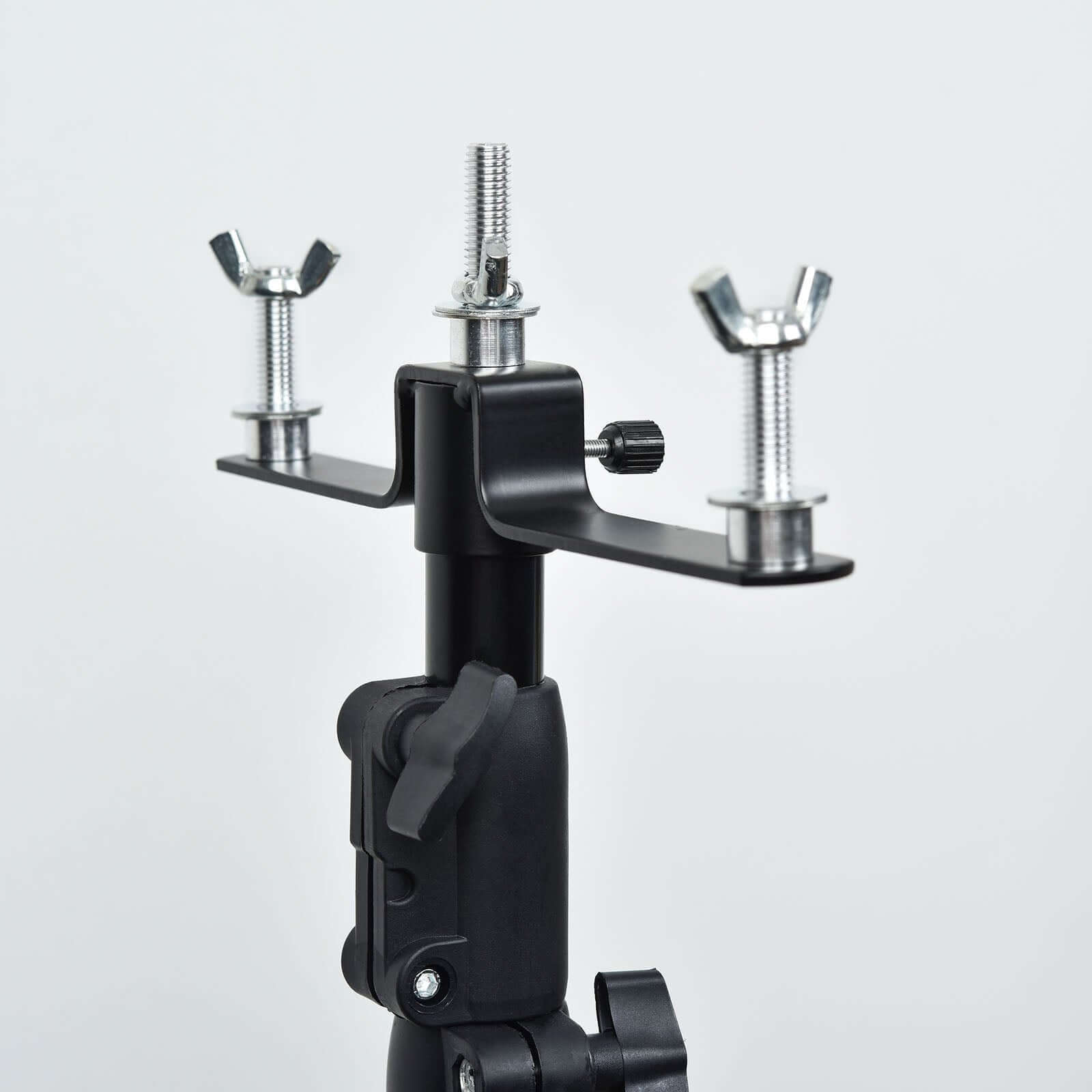 10ft DIY Adjustable Triple Crossbar Kit and Mounting Brackets For Backdrop Stands