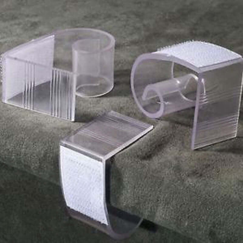 12Pcs 1.2" Adjustable Large Plastic Table Skirt Clips
