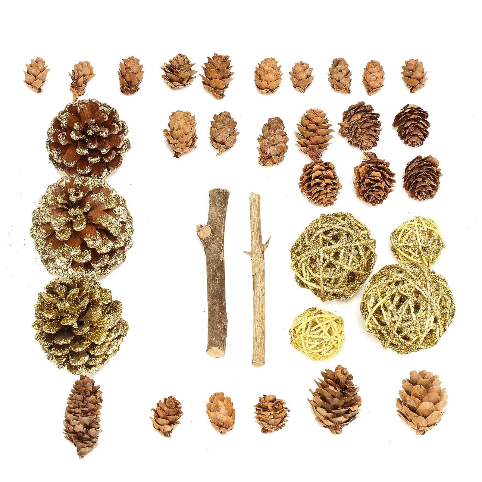 26-Pack Dried Potpourri Vase Fillers Assorted Summer Natural - Decorative DIY Craft Projects