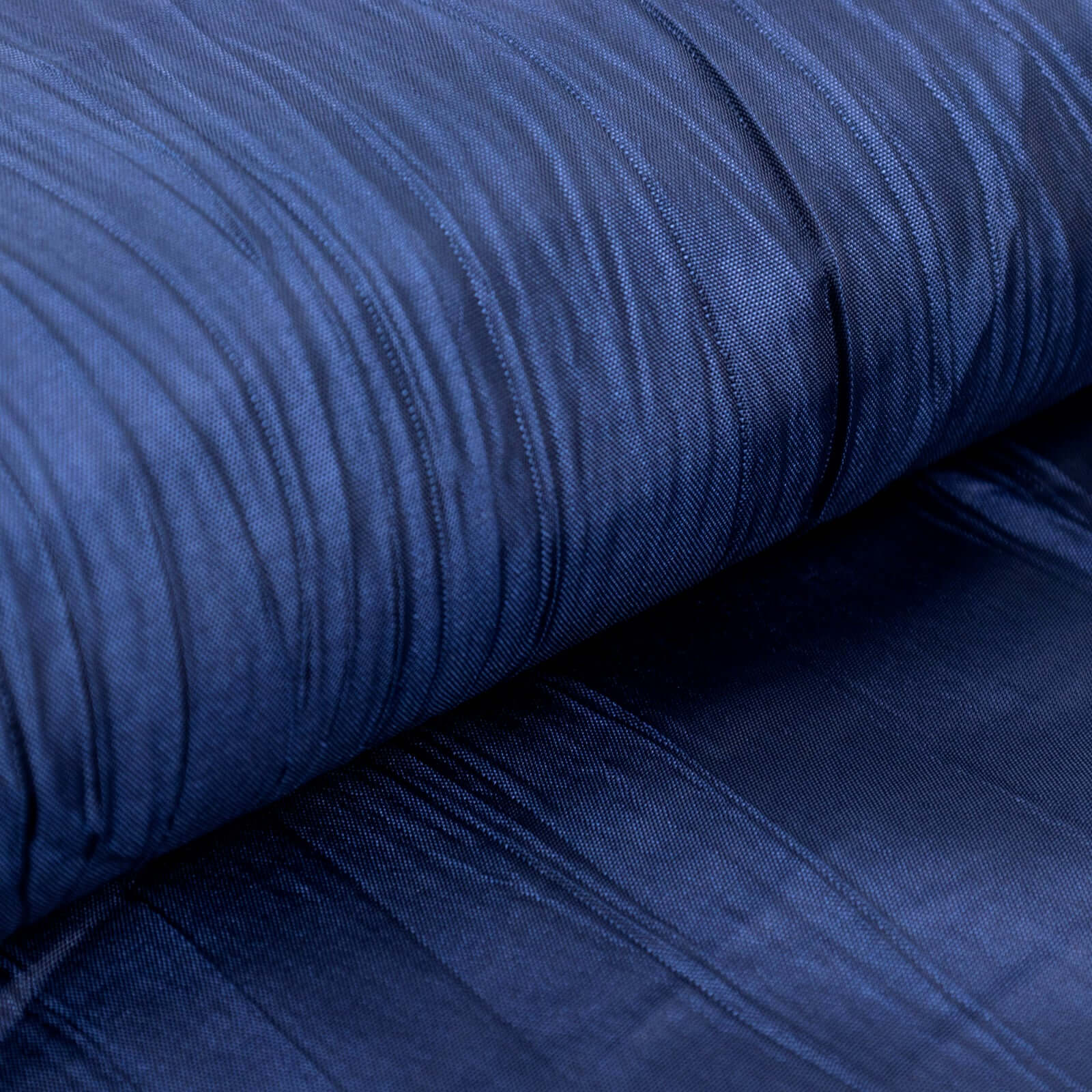 54"x10 Yards Navy Blue Accordion Crinkle Taffeta Fabric Bolt