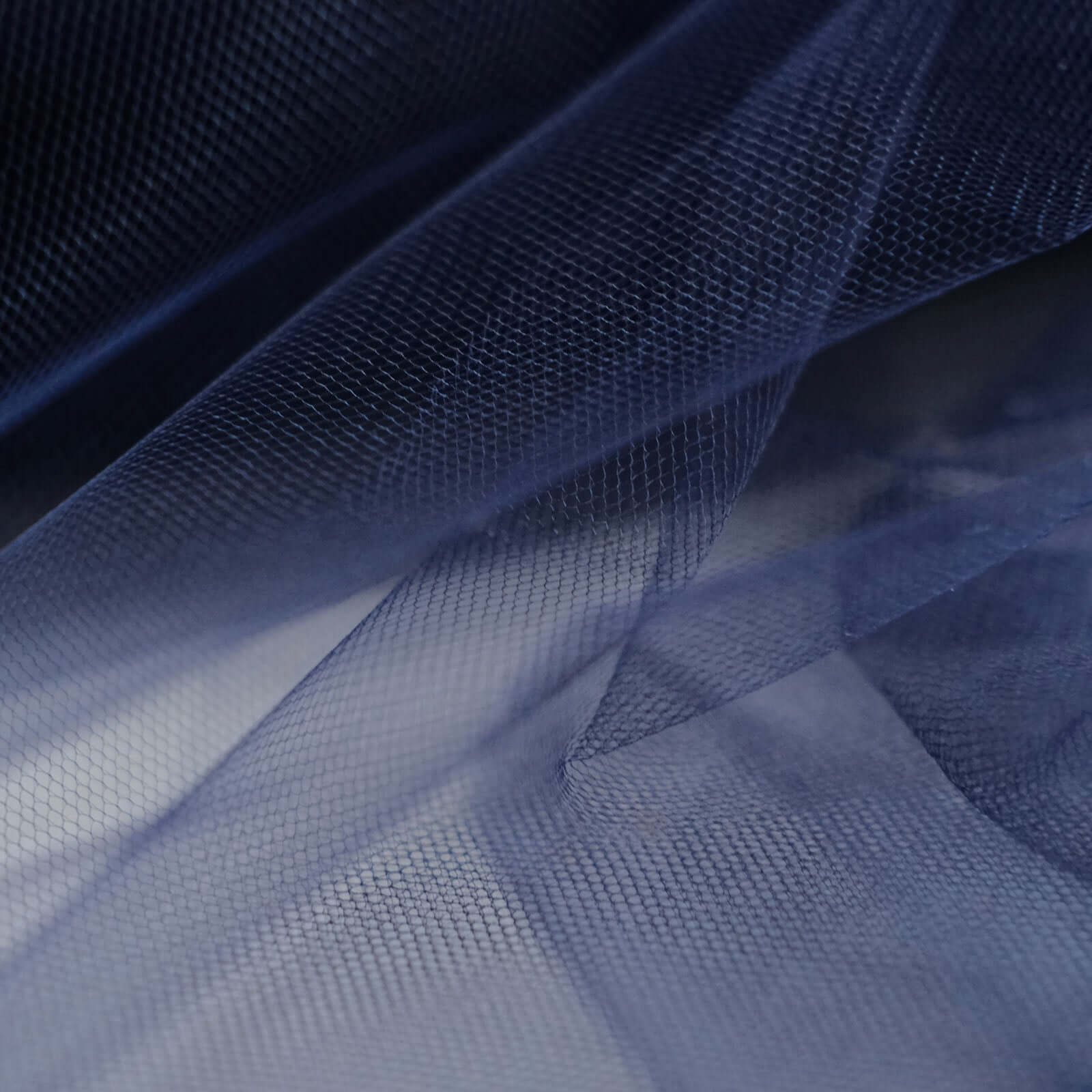 12"x100 Yards Navy Blue Tulle Fabric Bolt, Sheer Fabric Spool Roll For Crafts