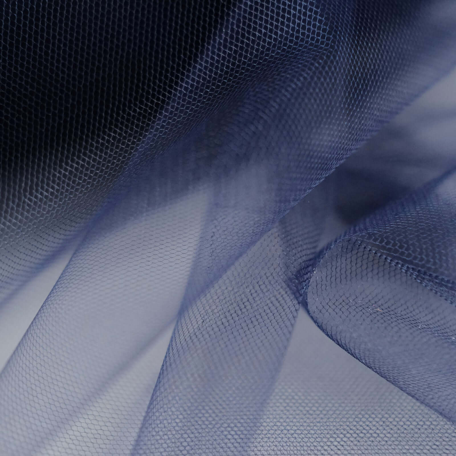 12"x100 Yards Navy Blue Tulle Fabric Bolt, Sheer Fabric Spool Roll For Crafts