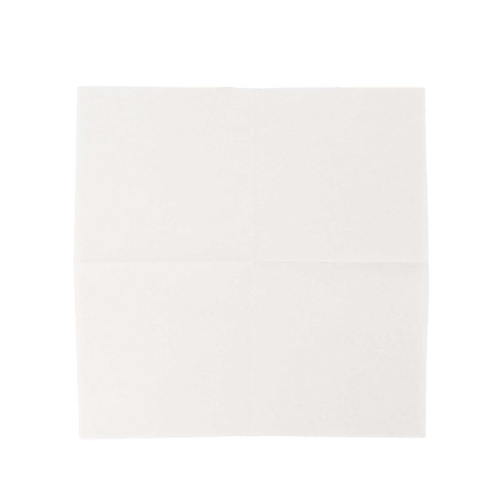 20-Pack Paper Linen-Like Cocktail Napkins White - Disposable 5"x5" Airlaid Soft Napkins for Events