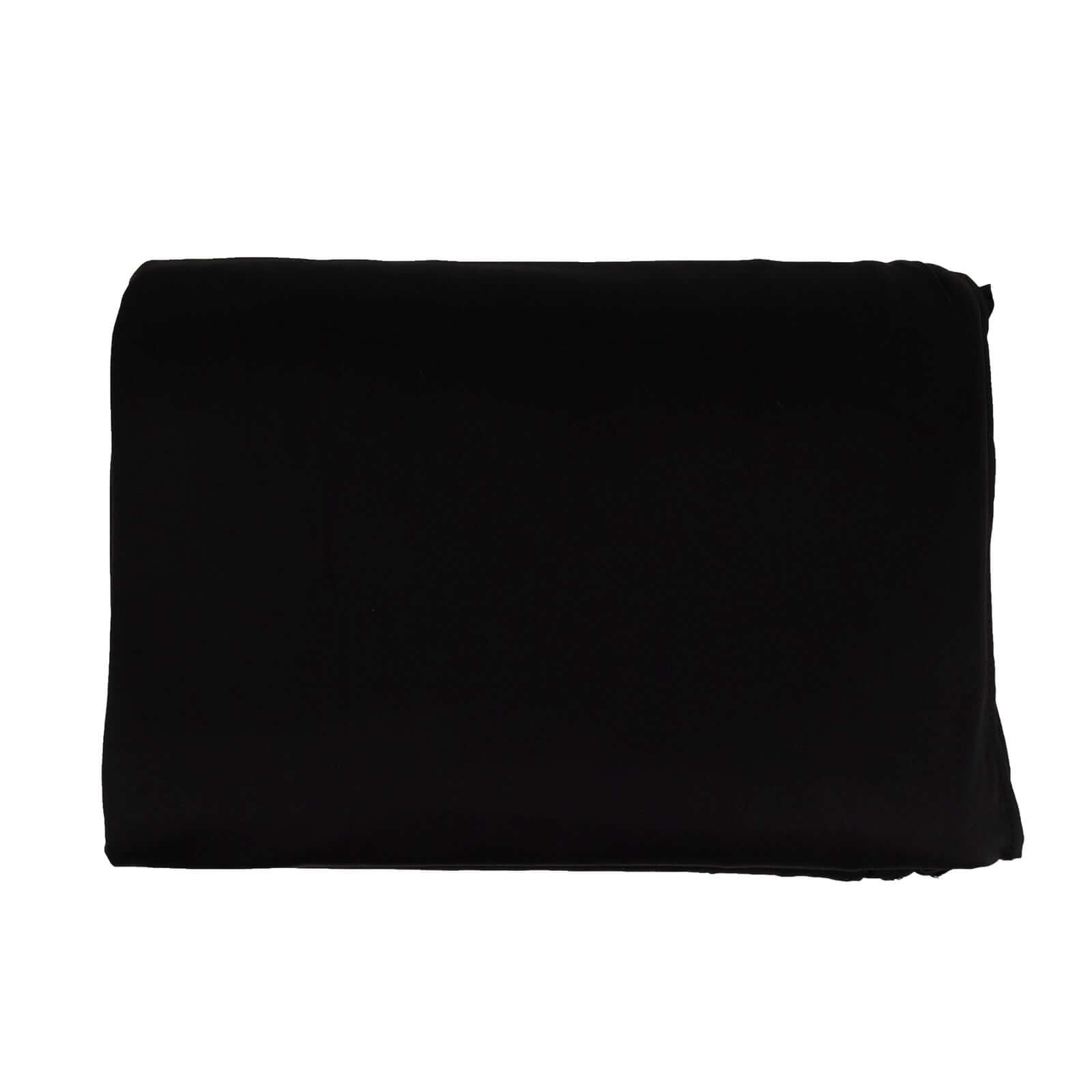 Black Spandex 4-Way Stretch Fabric Roll, DIY Craft Fabric Bolt- 60"x10 Yards