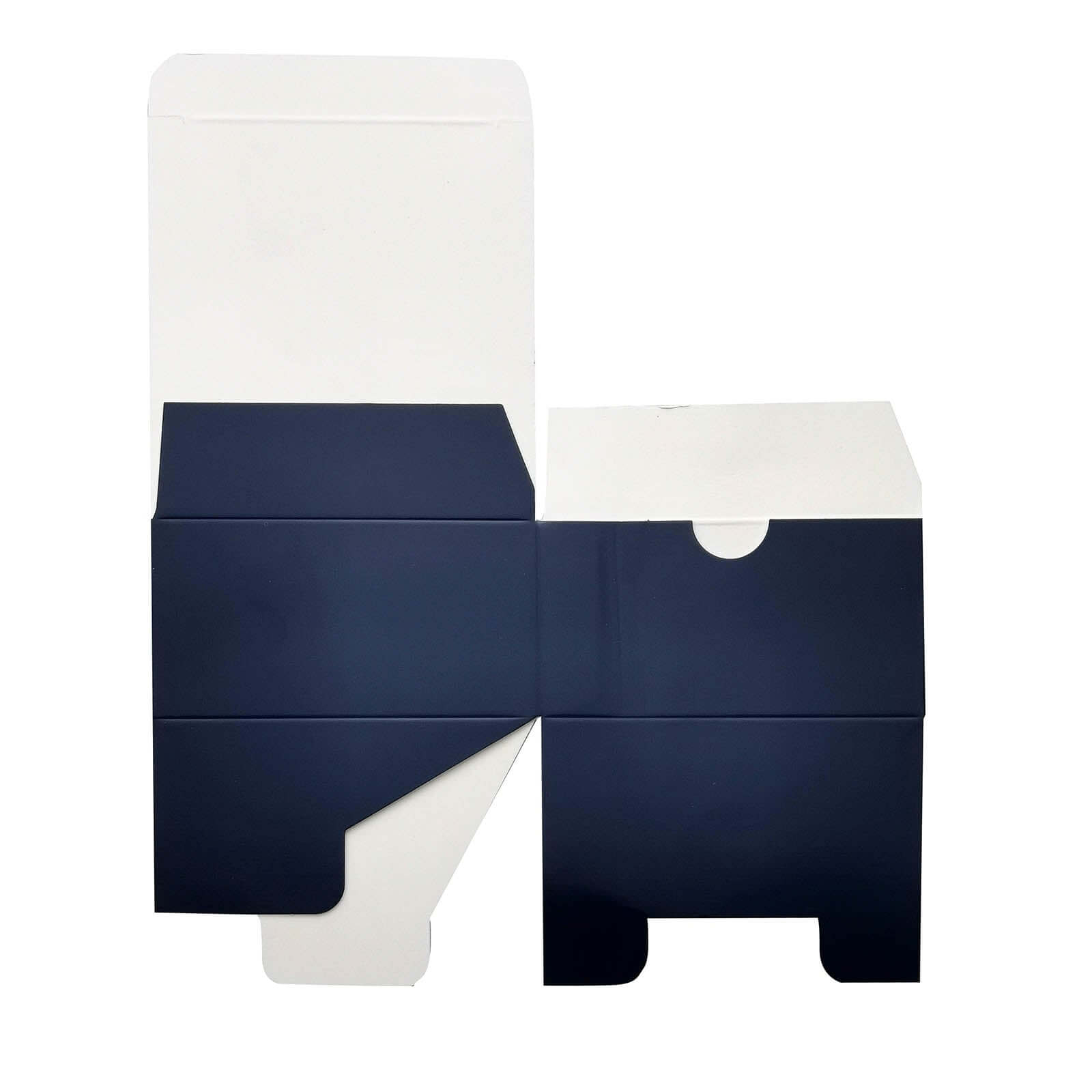 100 Pack 4"x4"x2" Navy Blue Cake Cupcake Party Favor Gift Boxes, DIY