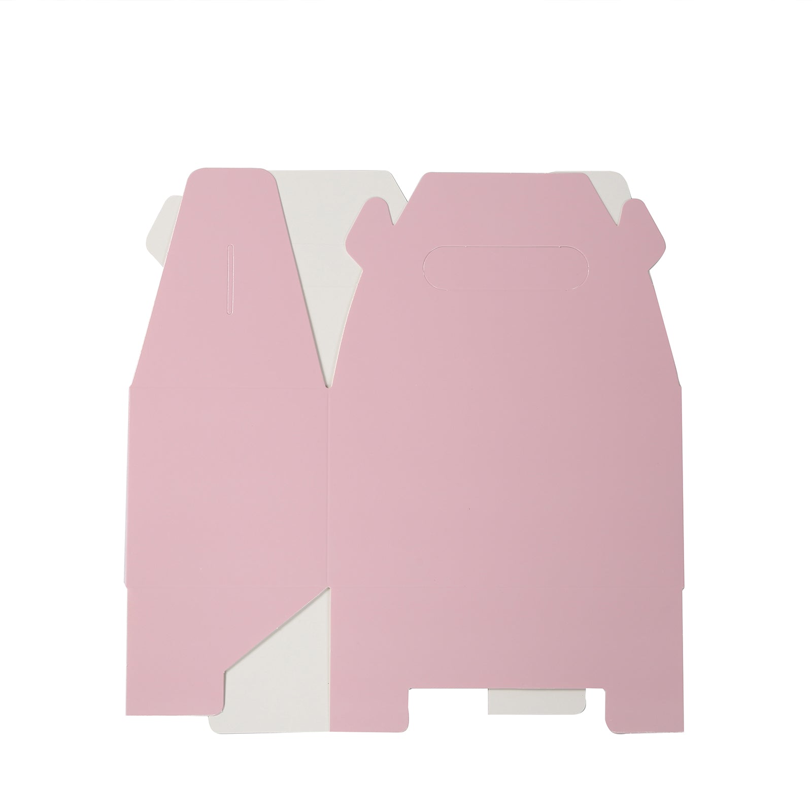 25 Pack Candy Gift Tote Gable Boxes, Blush Party Favor Treat Boxes - 6"x3.5"x7"