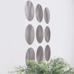 12 Pack Round Acrylic Mirror Wall Stickers, 8" Removable Wall Decals For Home Decor