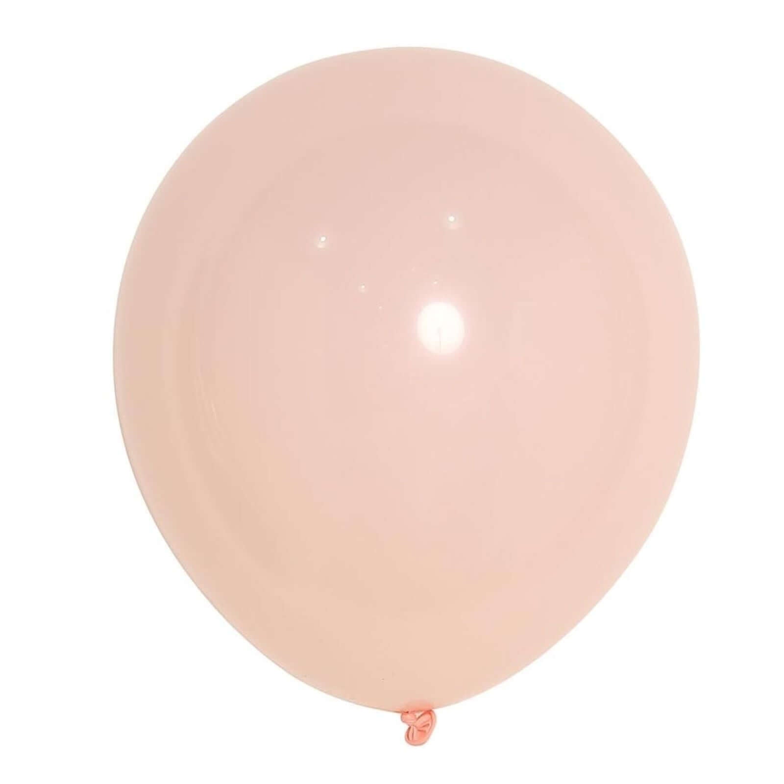 25 Pack 12" Matte Pastel Blush Helium or Air Latex Party Balloons