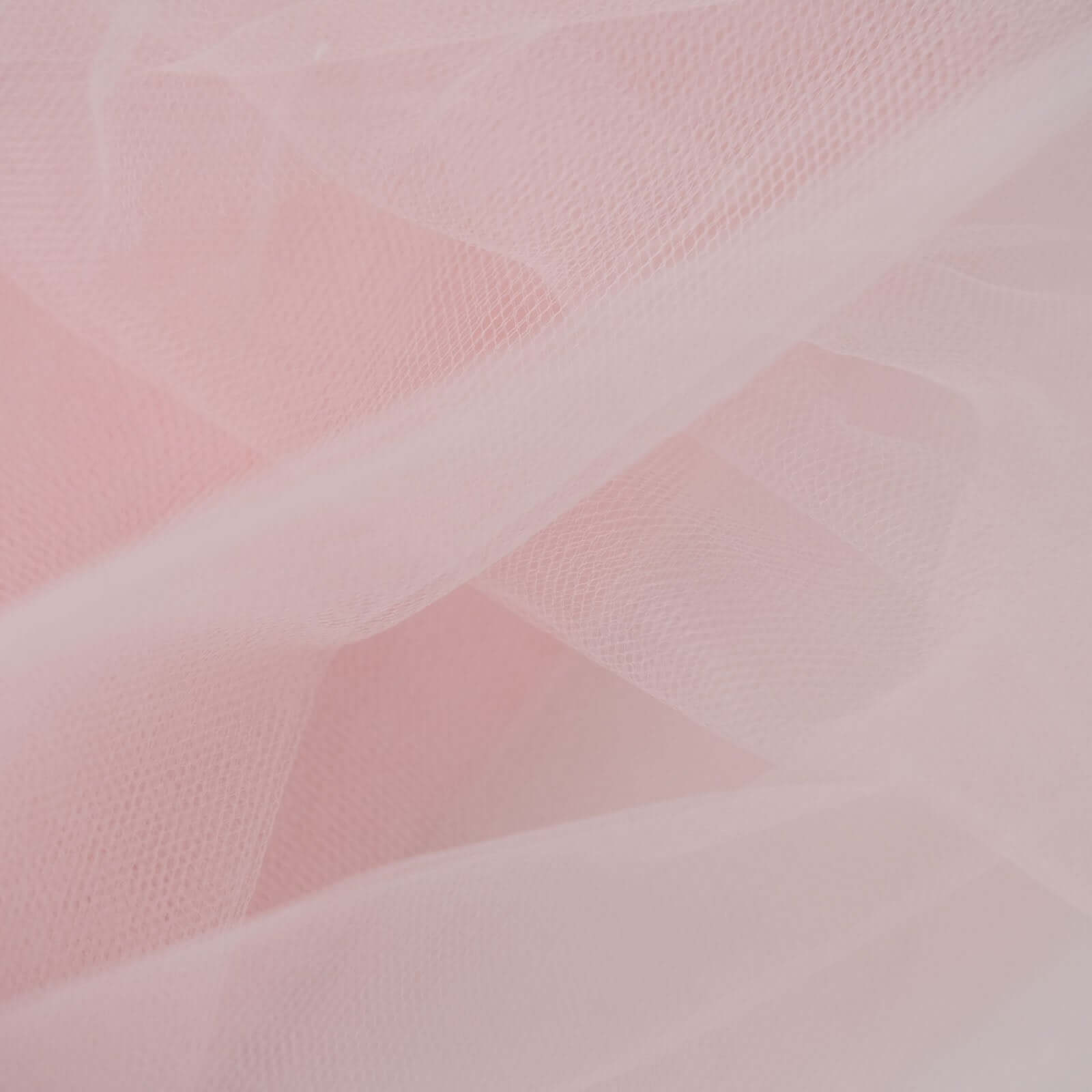 54"x40 Yards Blush Tulle Fabric Bolt, DIY Crafts Sheer Fabric Roll