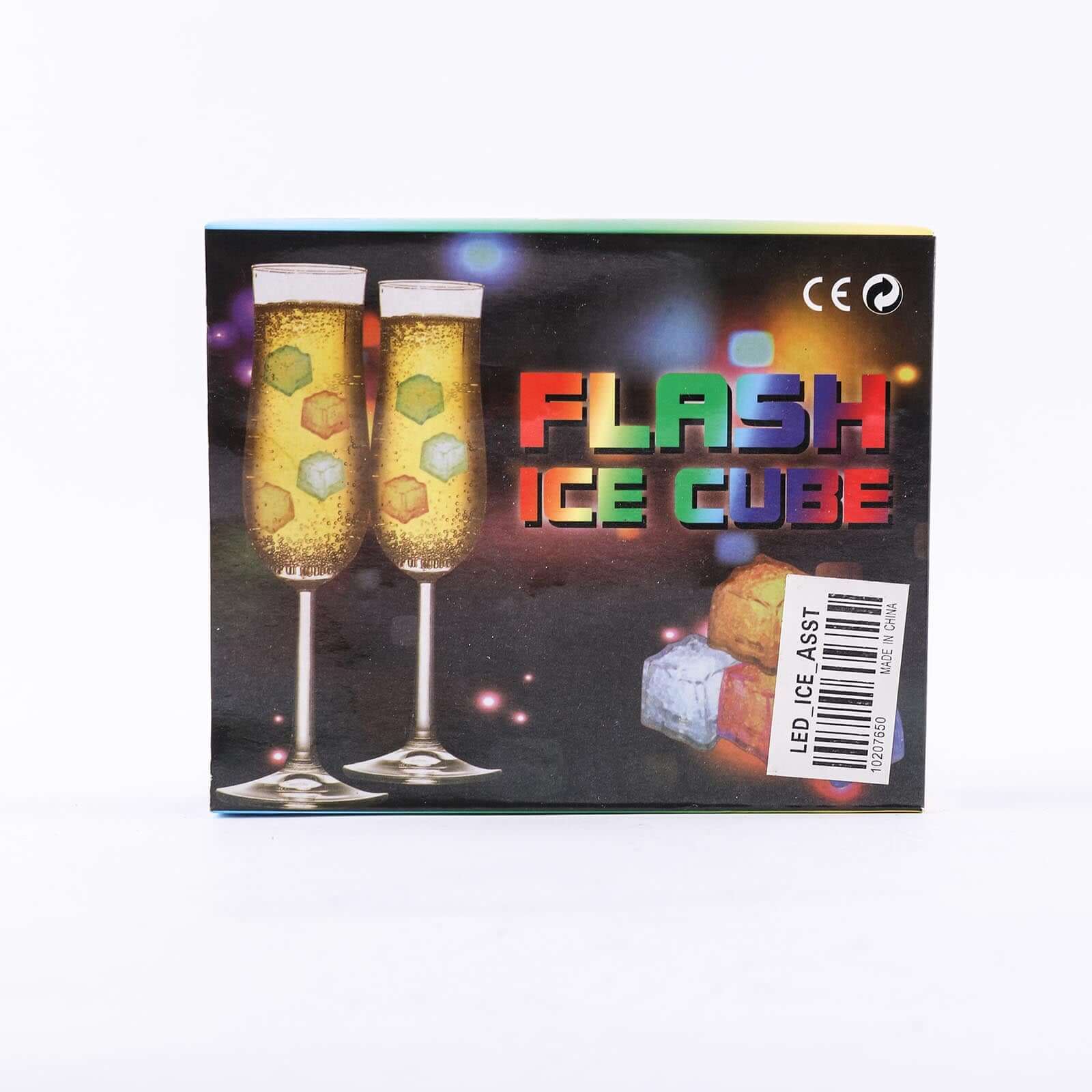12-Pack LED Ice Cubes Submersible Multicolor Design - Adjustable Waterproof Party Lights
